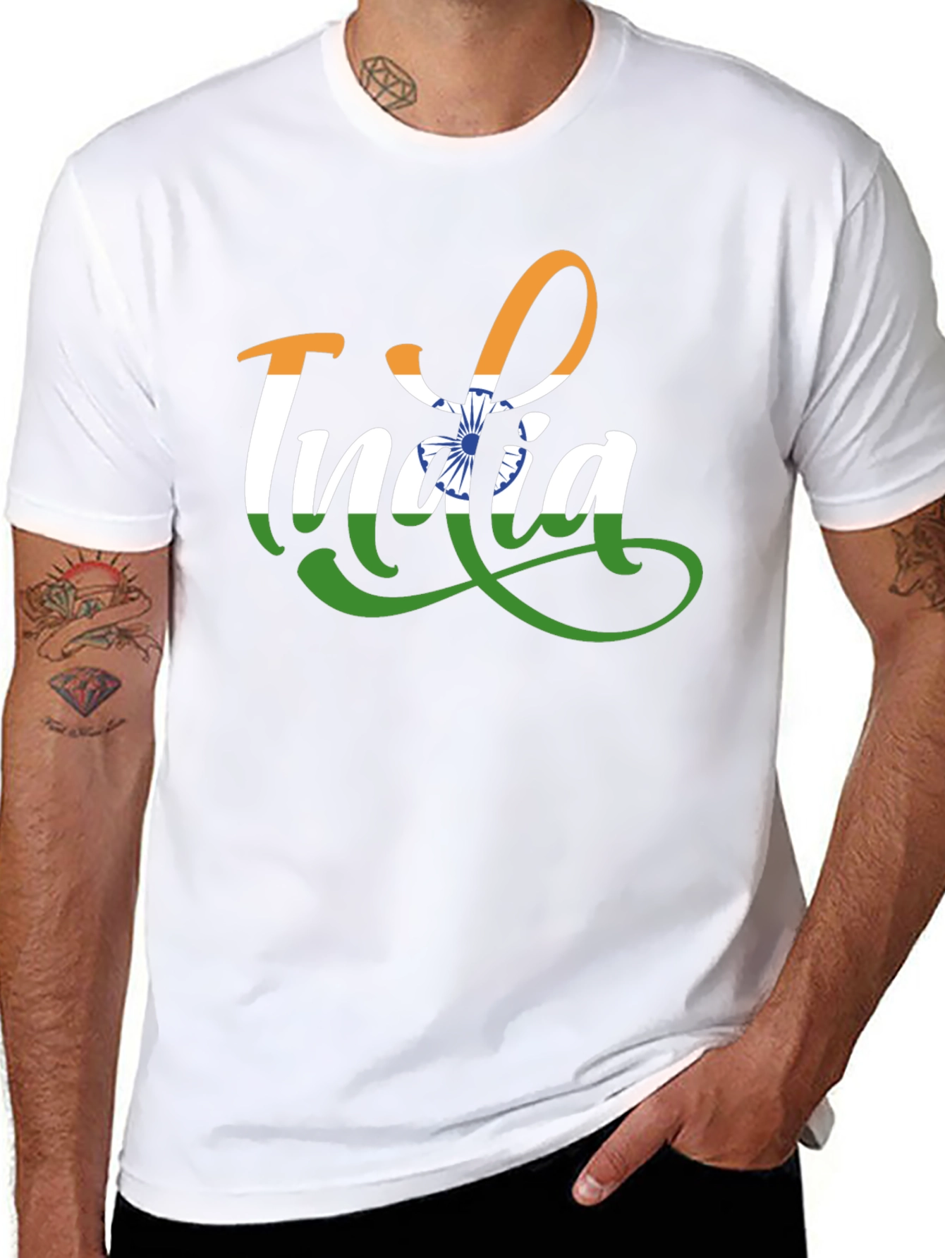 India Flag T-Shirt - Stylish Graphic Tee