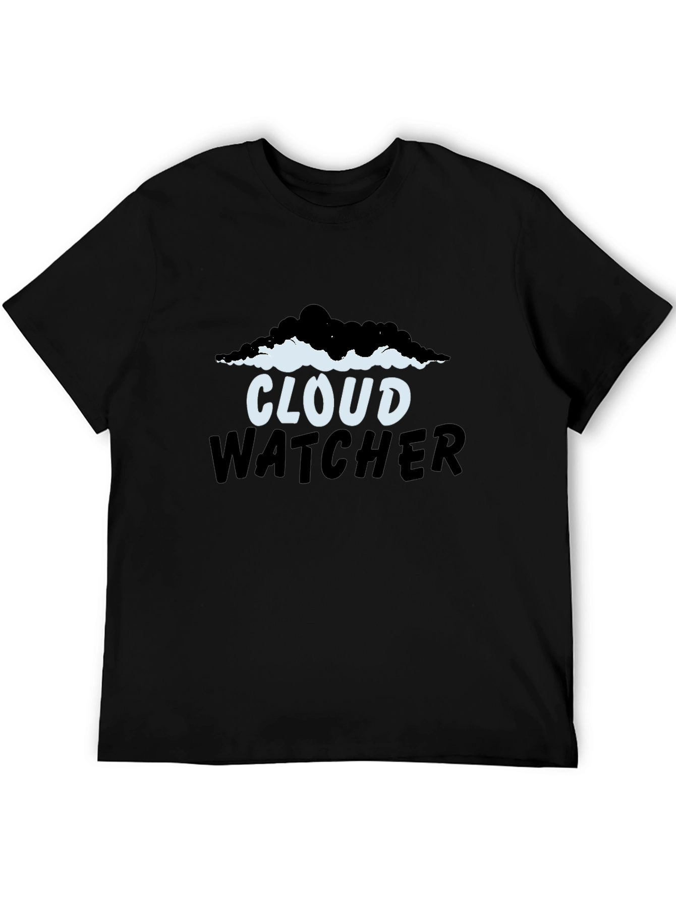 Cloud Watcher Graphic Tee - Mens Black T-Shirt