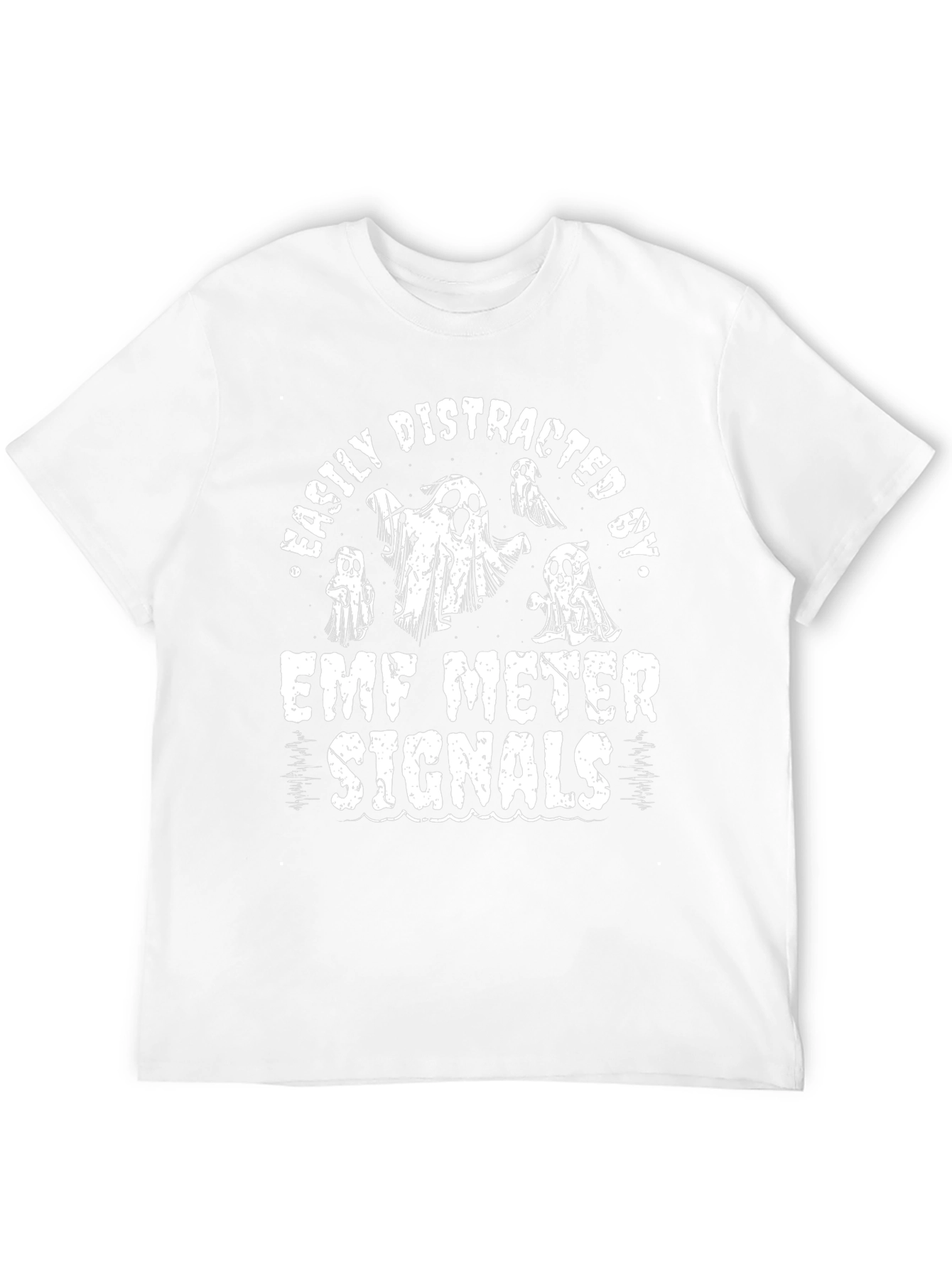 Easily Distracted by EMF Meter Signals Graphic Tee