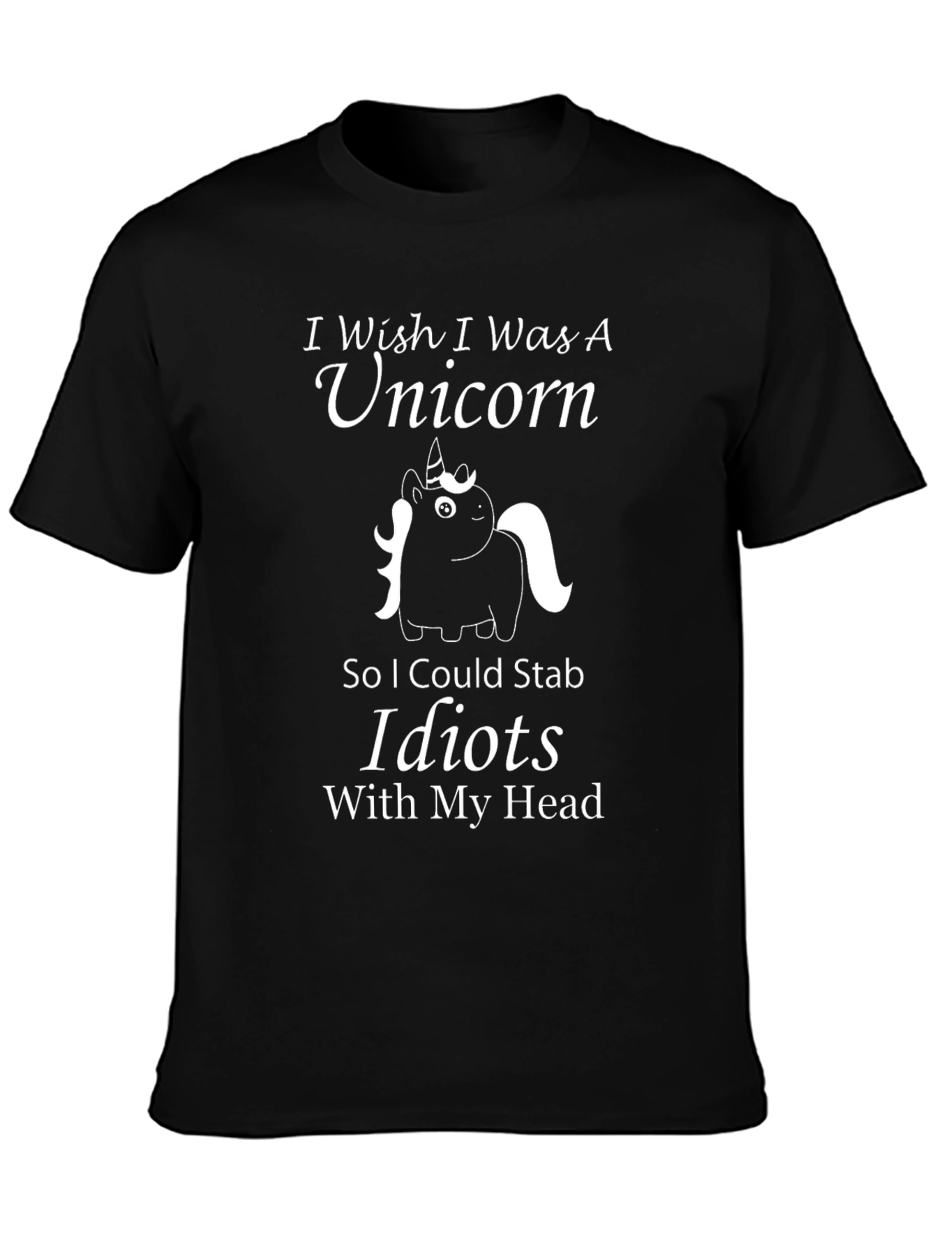 Unicorn Stab Idiots T-Shirt
