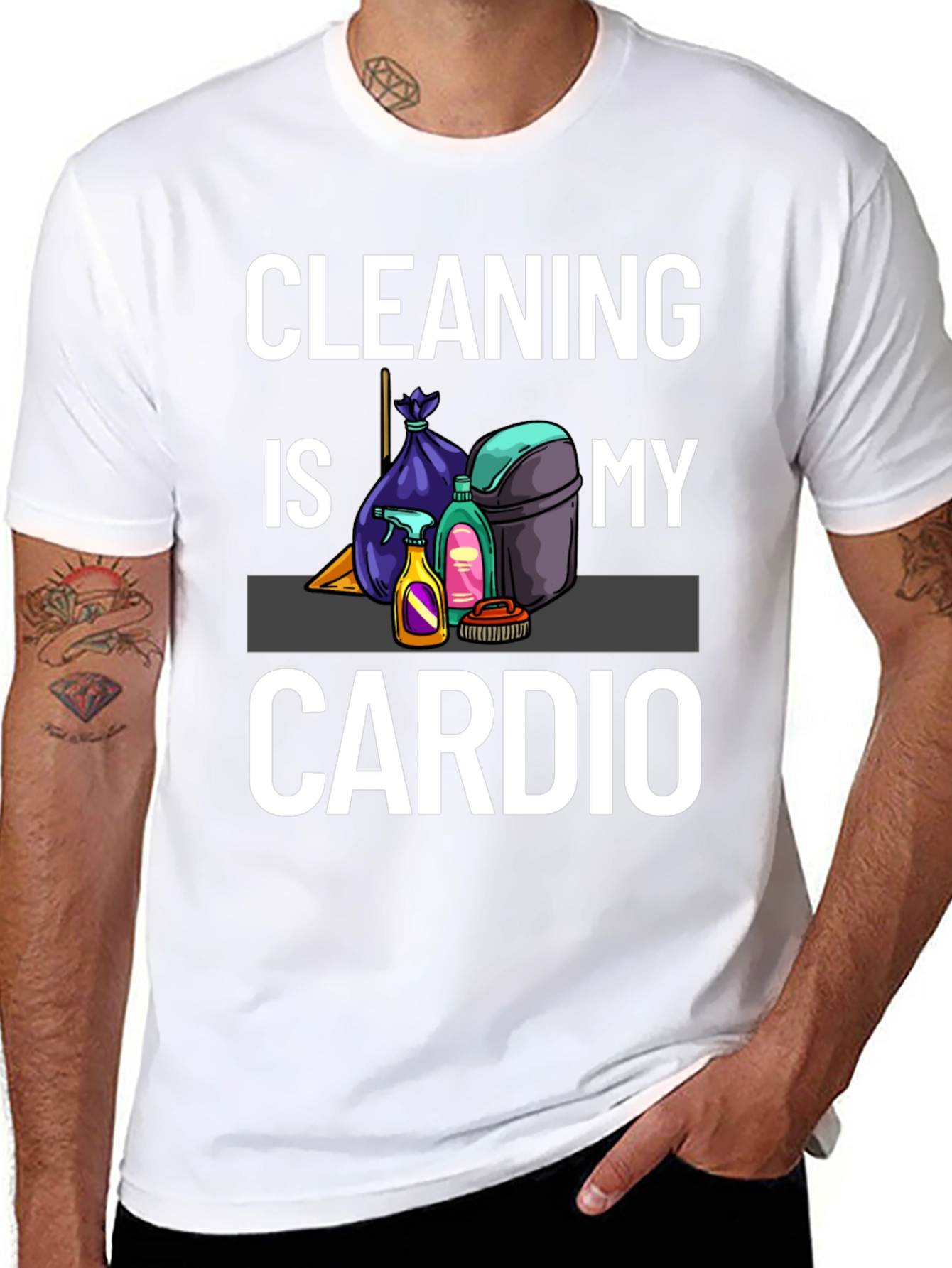 Cleaning Is My Cardio T-Shirt