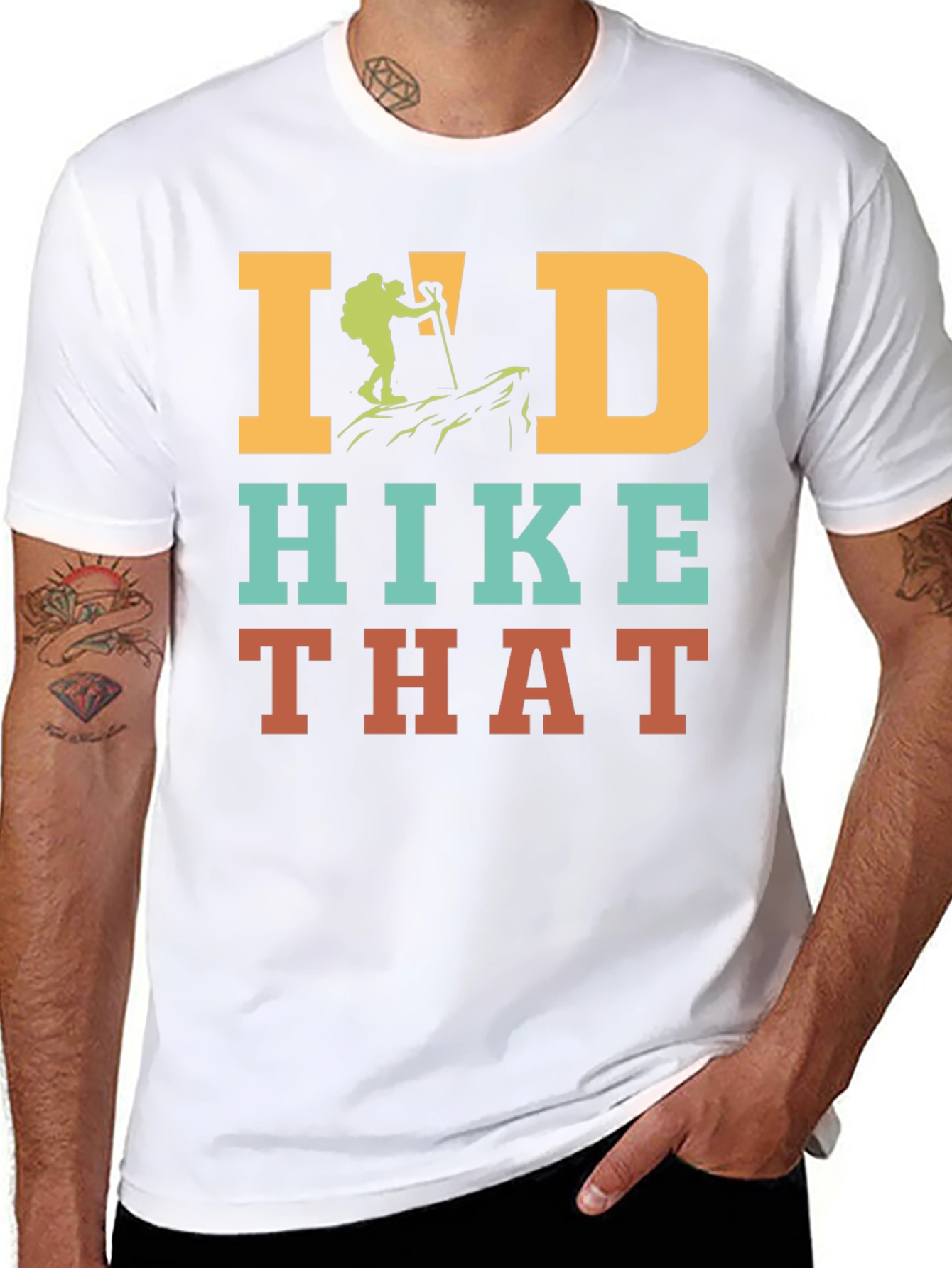 Id Hike That Graphic Tee