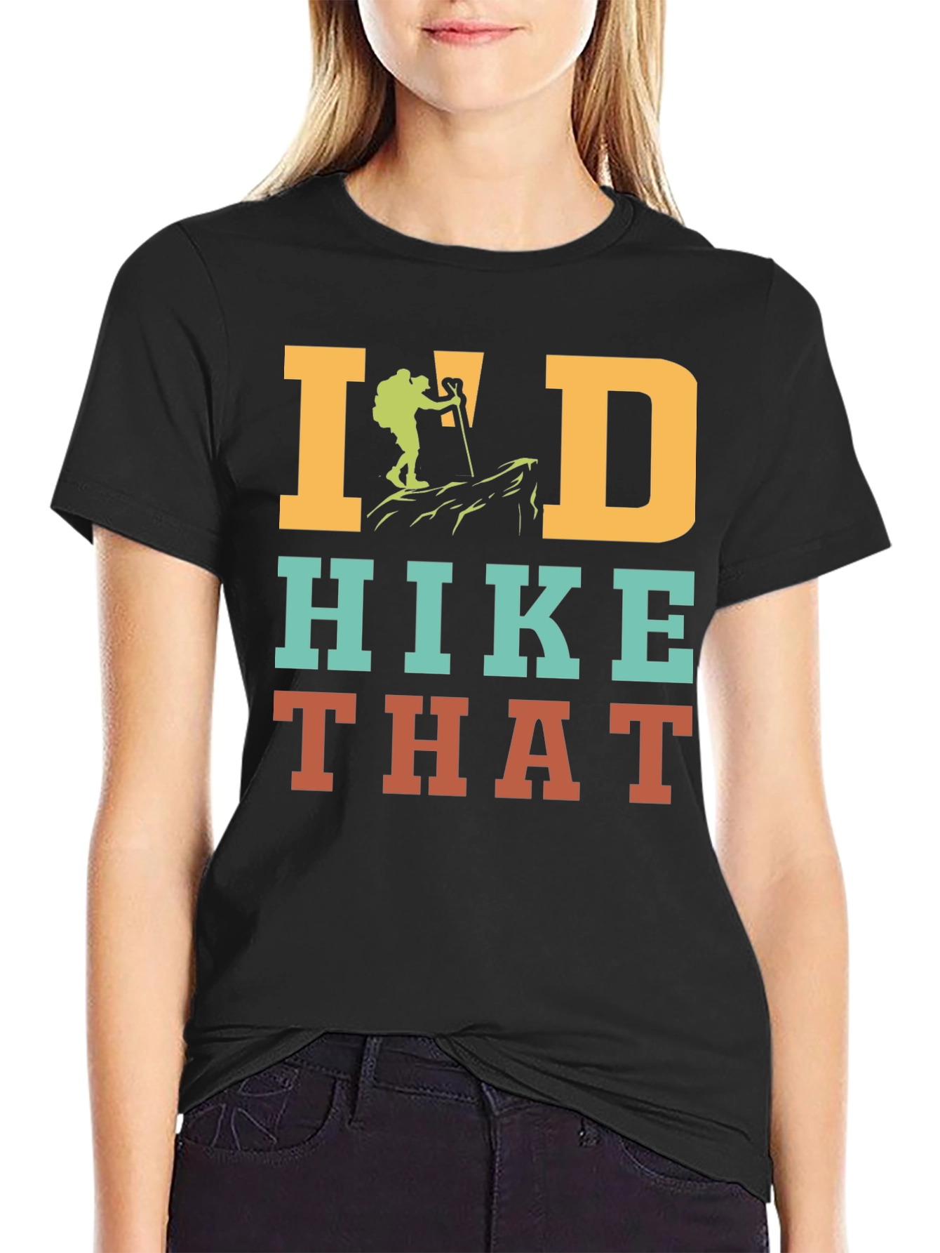 Id Hike That Graphic Tee