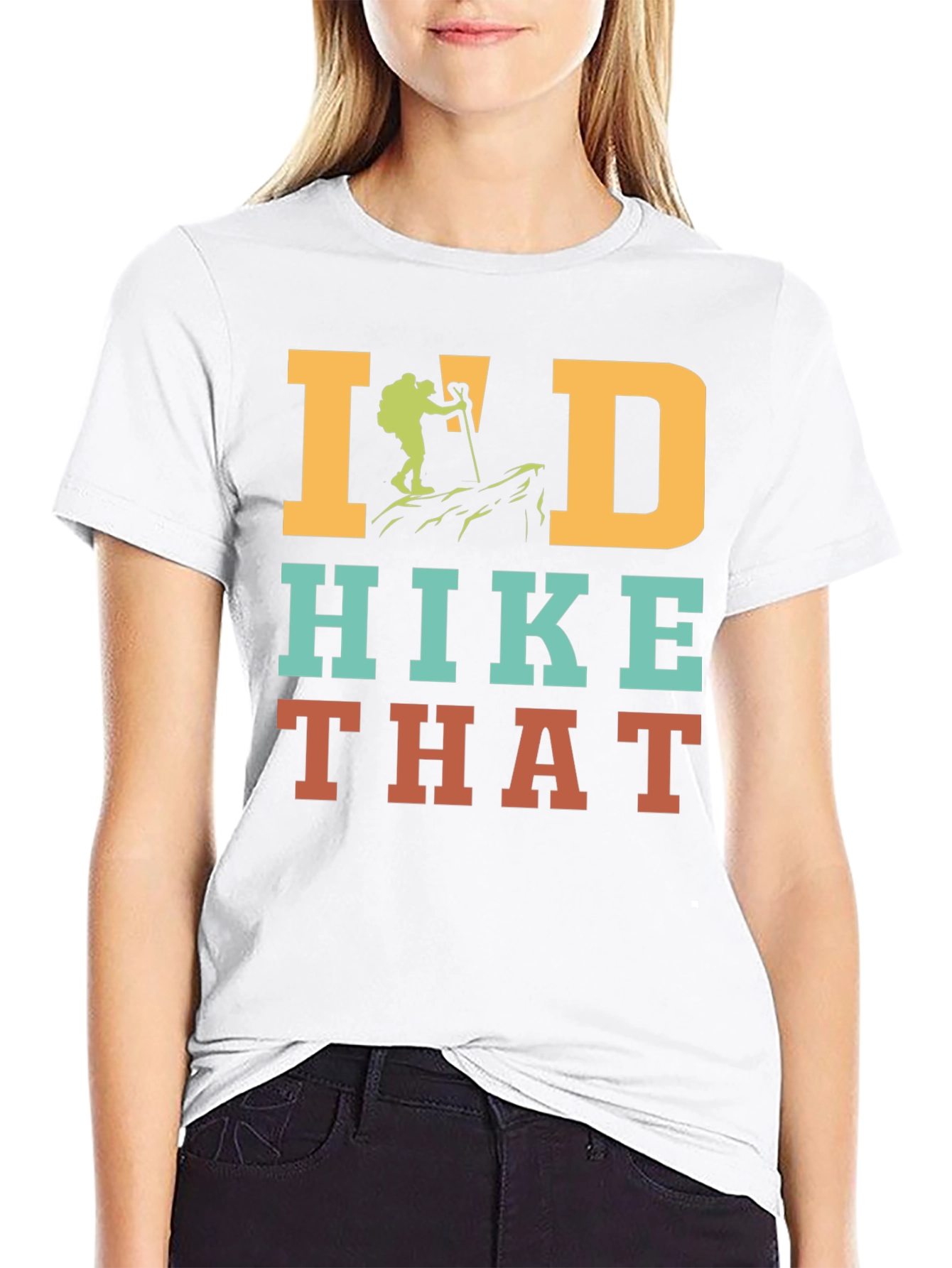 Id Hike That Graphic Tee