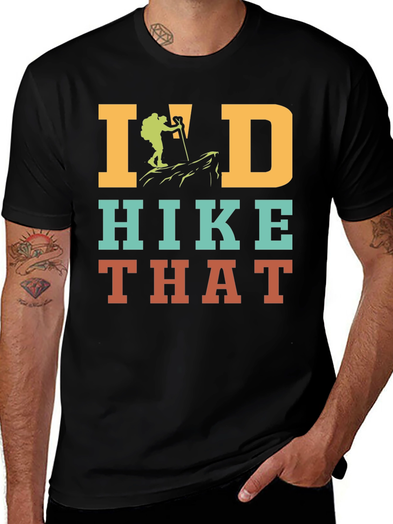 Id Hike That Graphic Tee