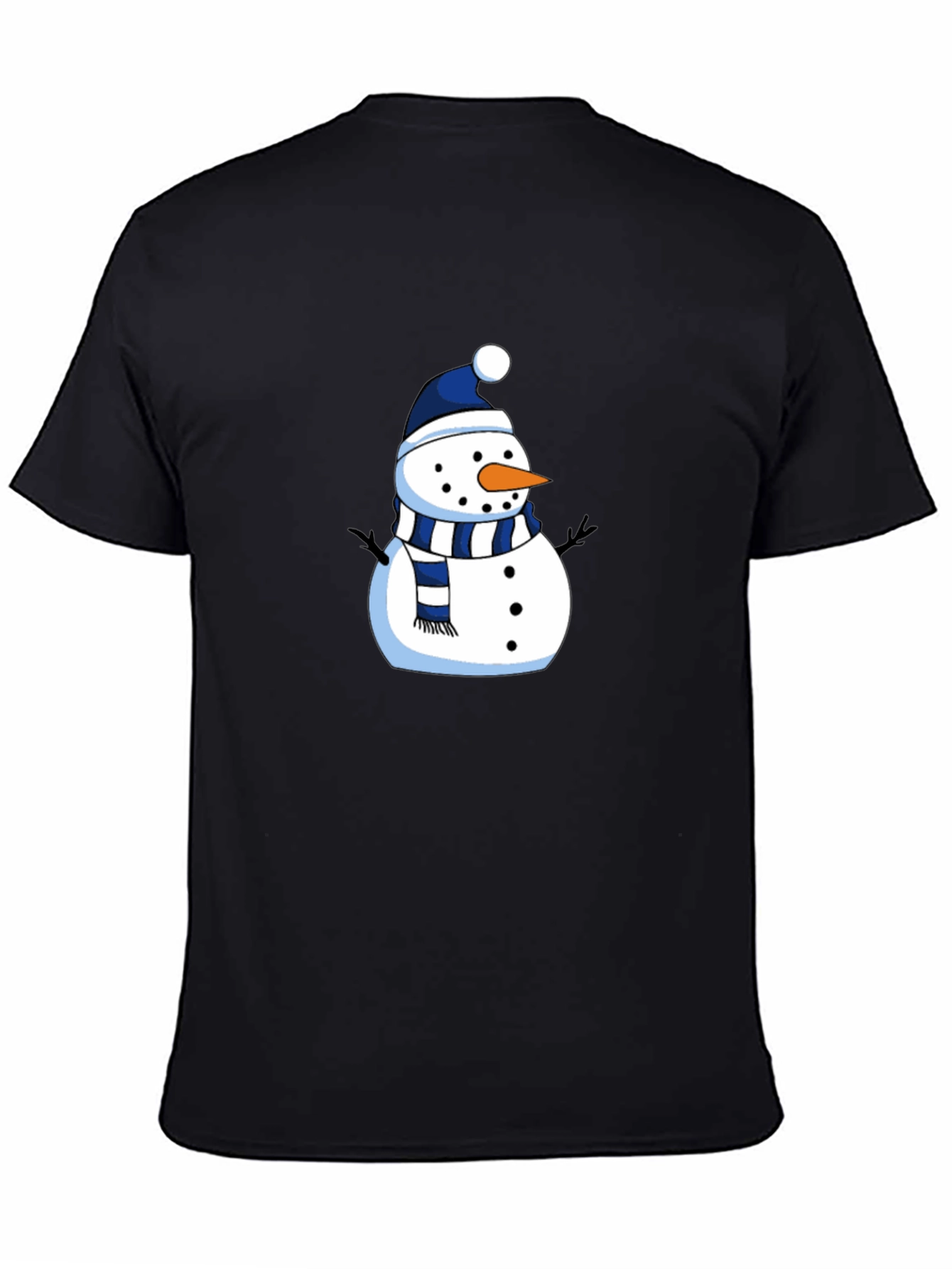Festive Snowman Graphic Tee - Holiday Apparel