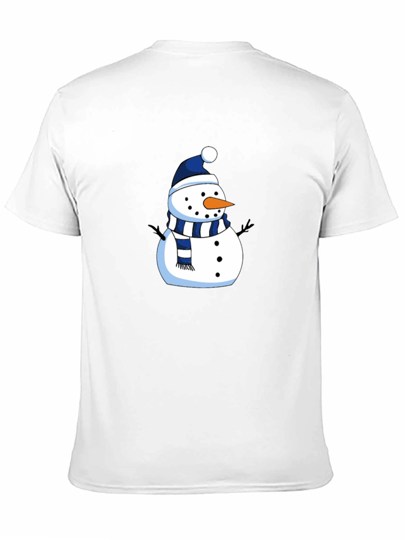 Festive Snowman Graphic Tee - Holiday Apparel