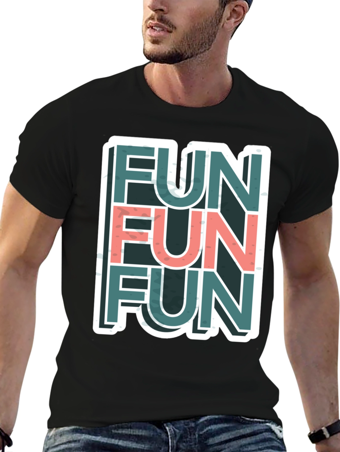 Fun Graphic T-Shirt - Casual Wear