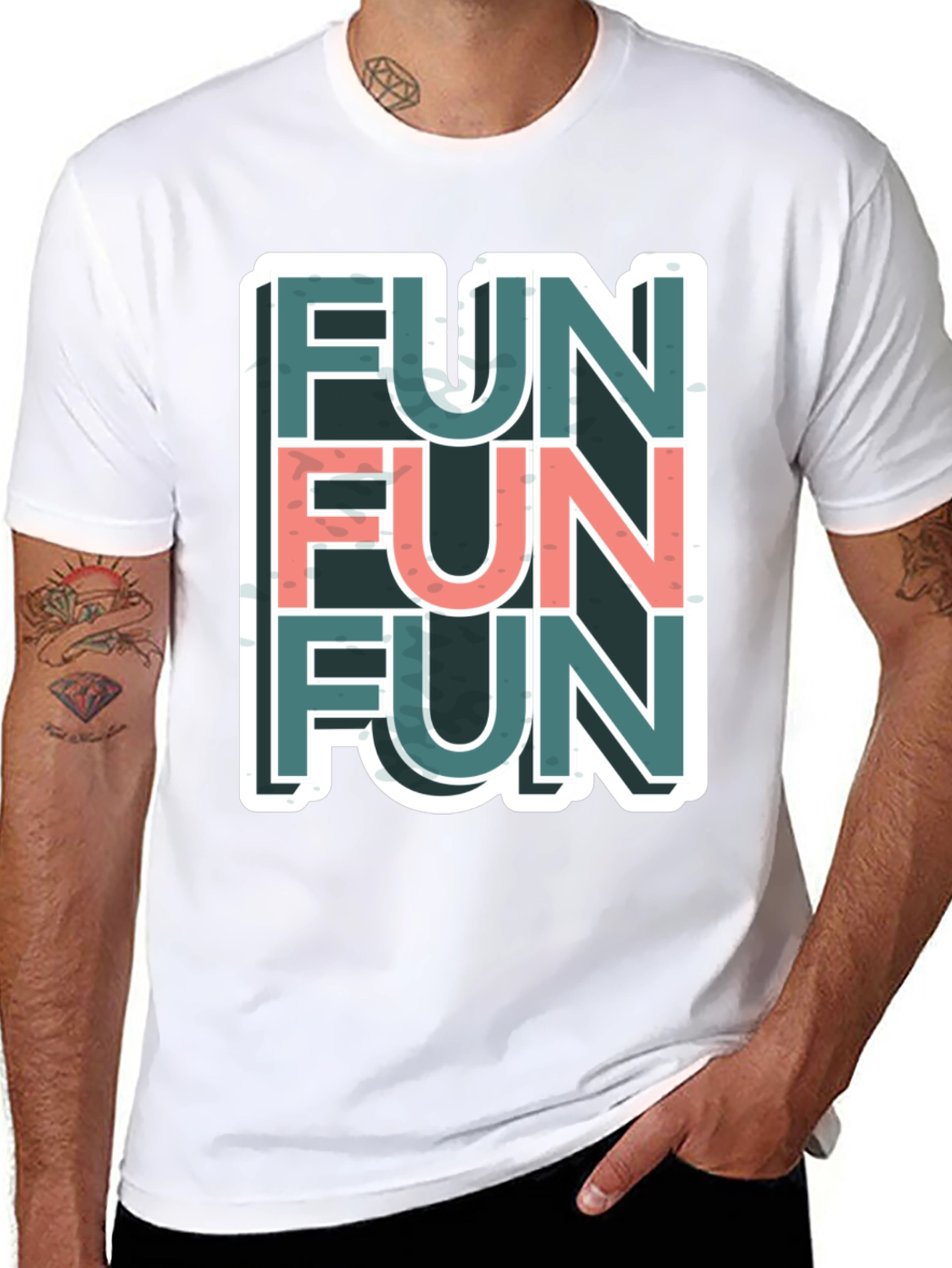 Fun Graphic T-Shirt - Casual Wear