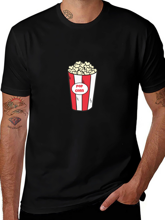 Popcorn Graphic Tee - Movie Night Ready!