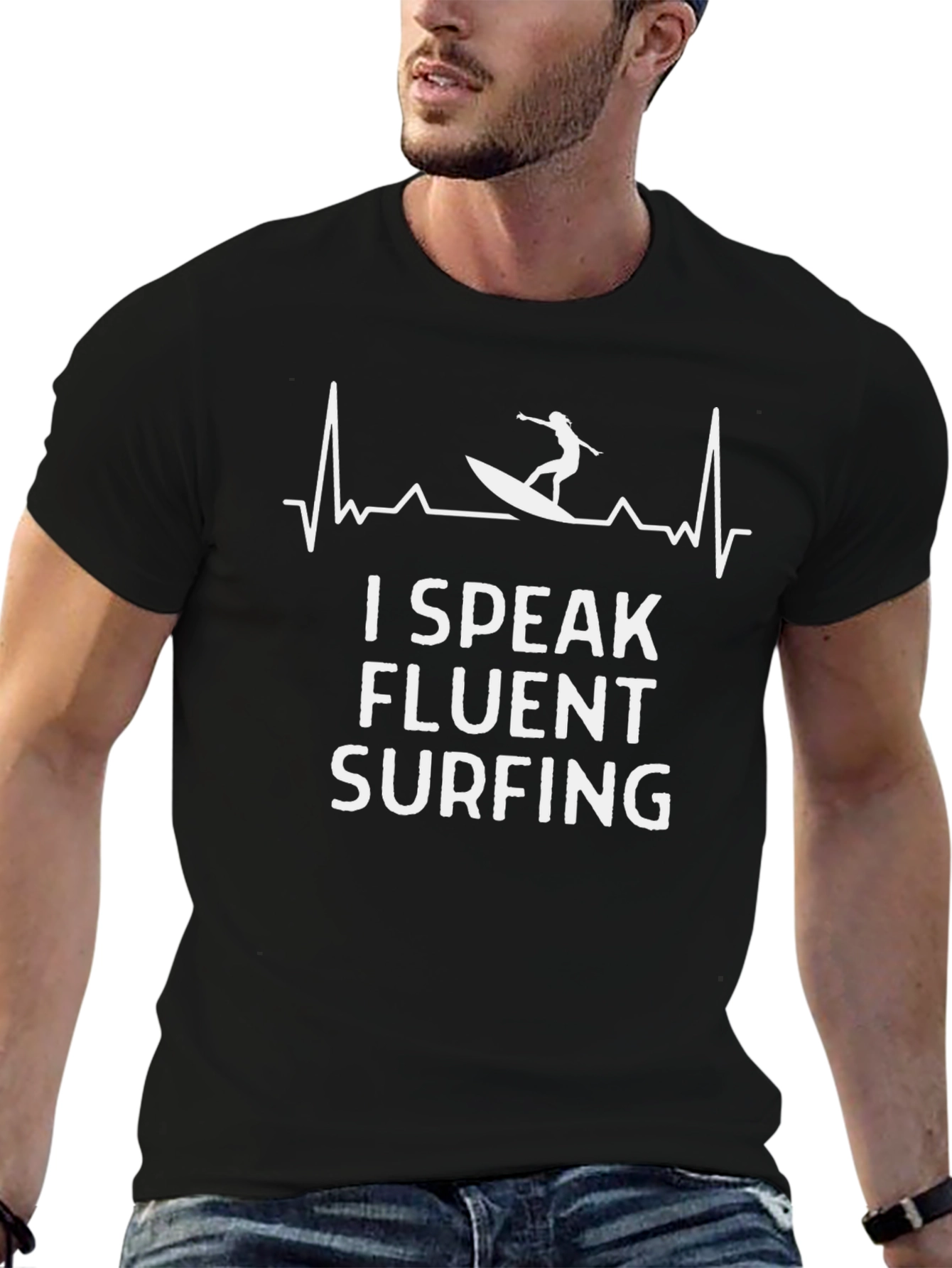 I Speak Fluent Surfing Graphic Tee
