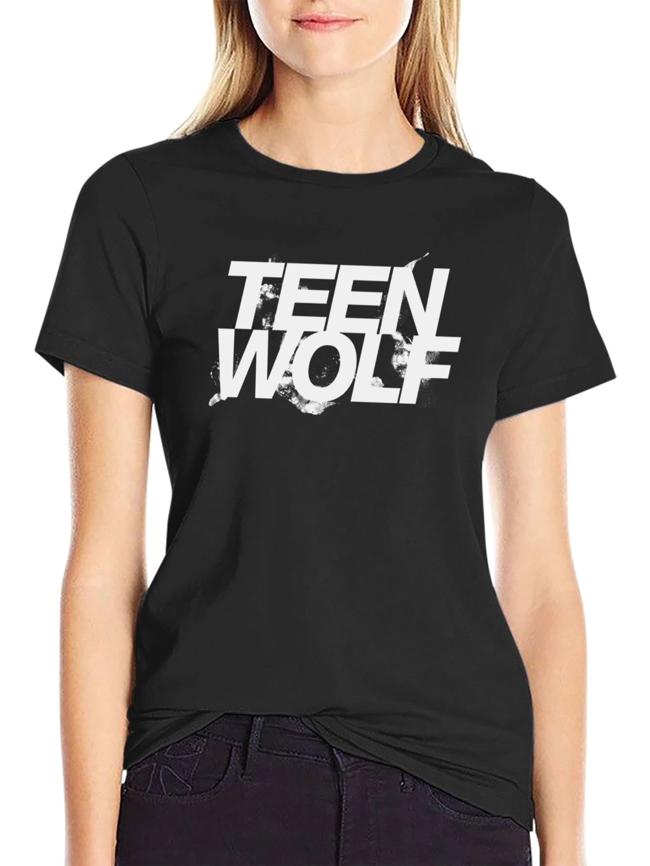 Teen Wolf Graphic T-Shirt - Black