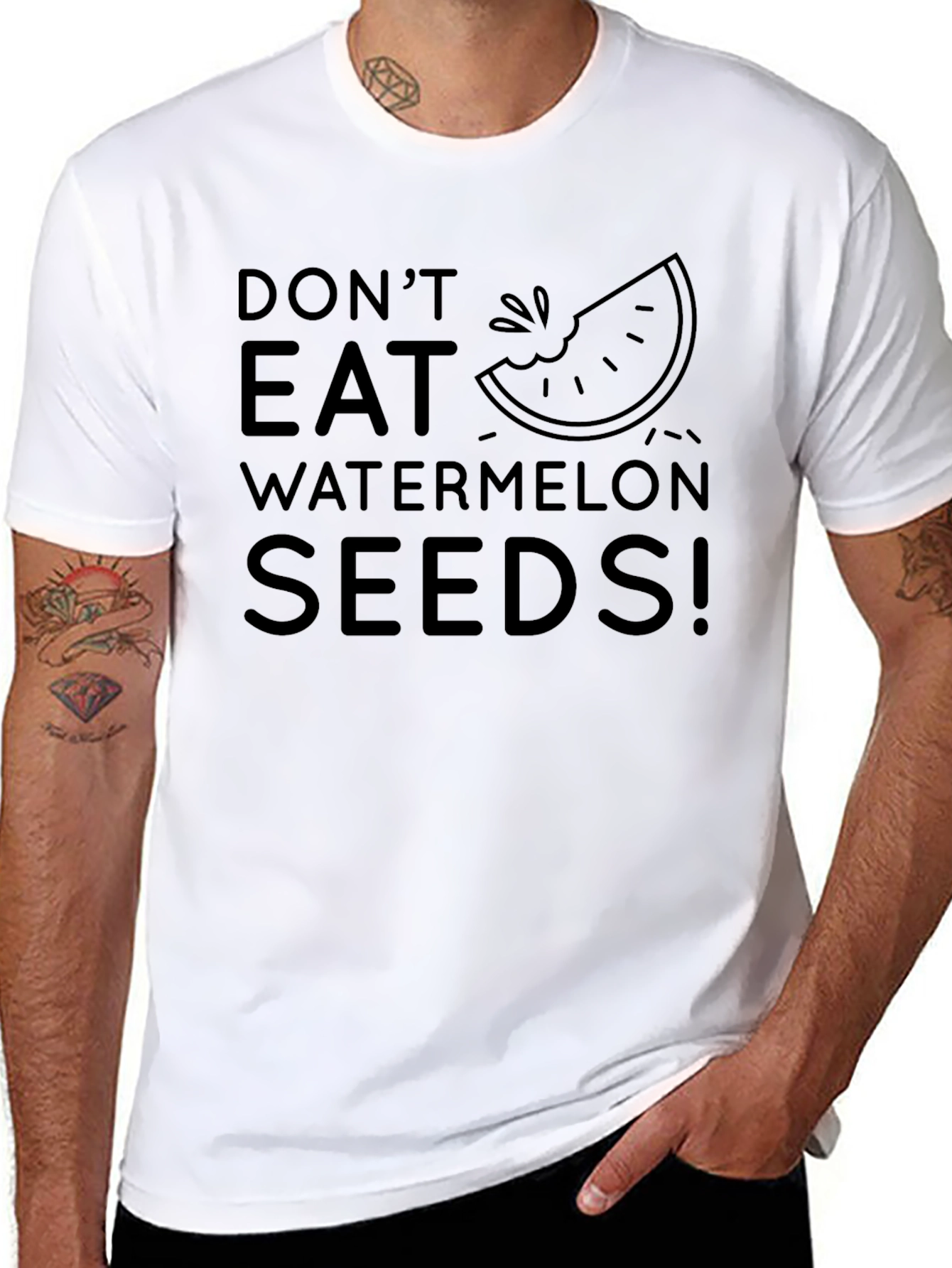 Dont Eat Watermelon Seeds! Novelty T-Shirt