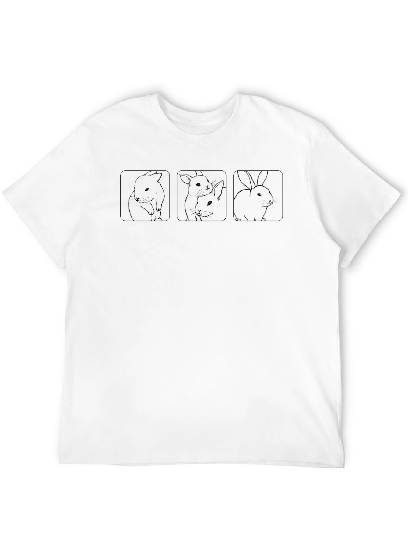 Black Bunny Graphic Tee