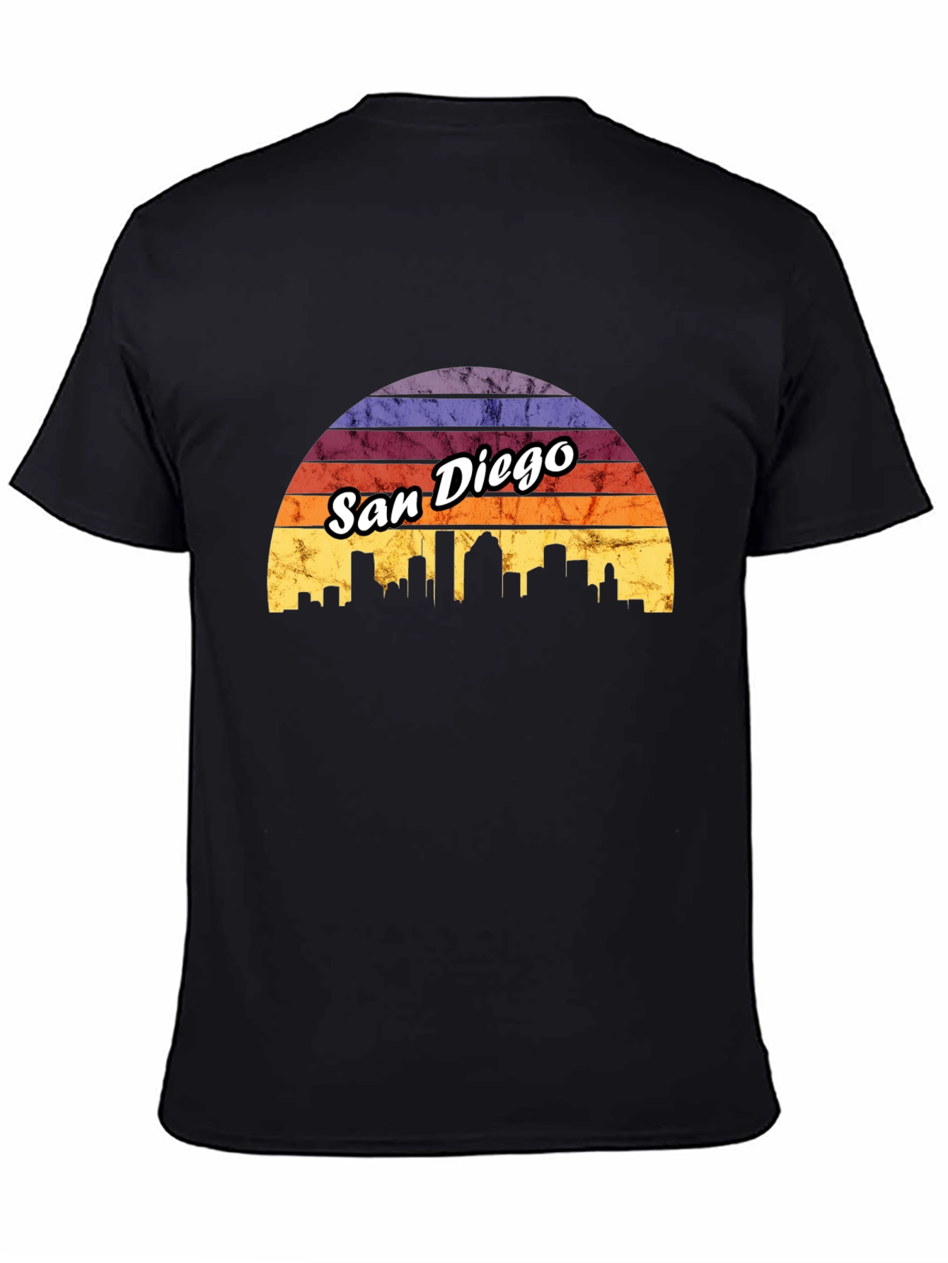 San Diego Skyline Retro T-Shirt