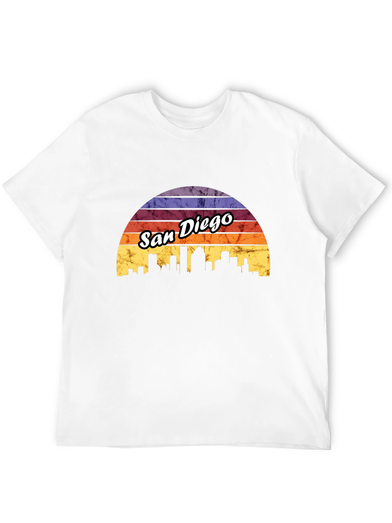 San Diego Skyline Retro T-Shirt