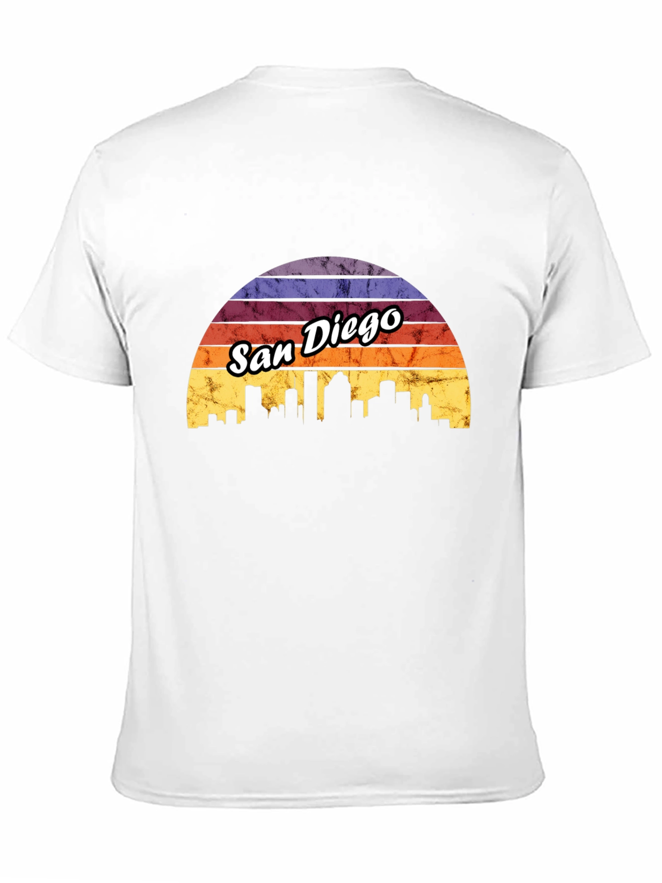 San Diego Skyline Retro T-Shirt