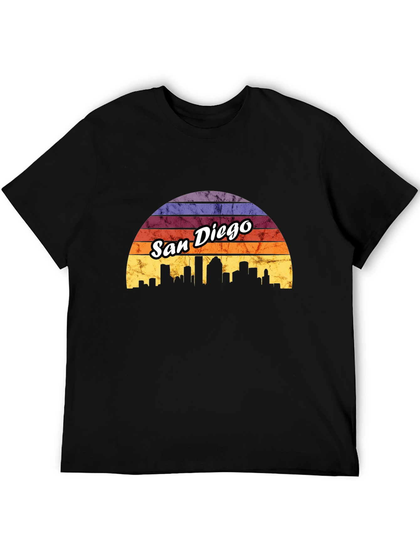 San Diego Skyline Retro T-Shirt