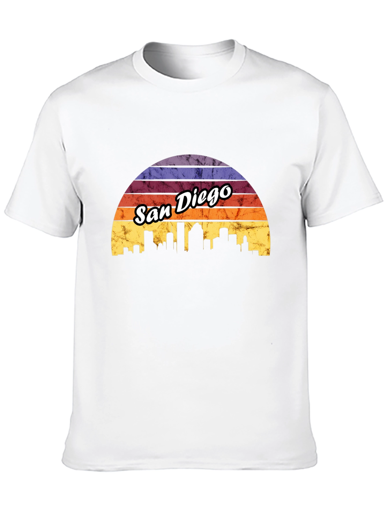 San Diego Skyline Retro T-Shirt