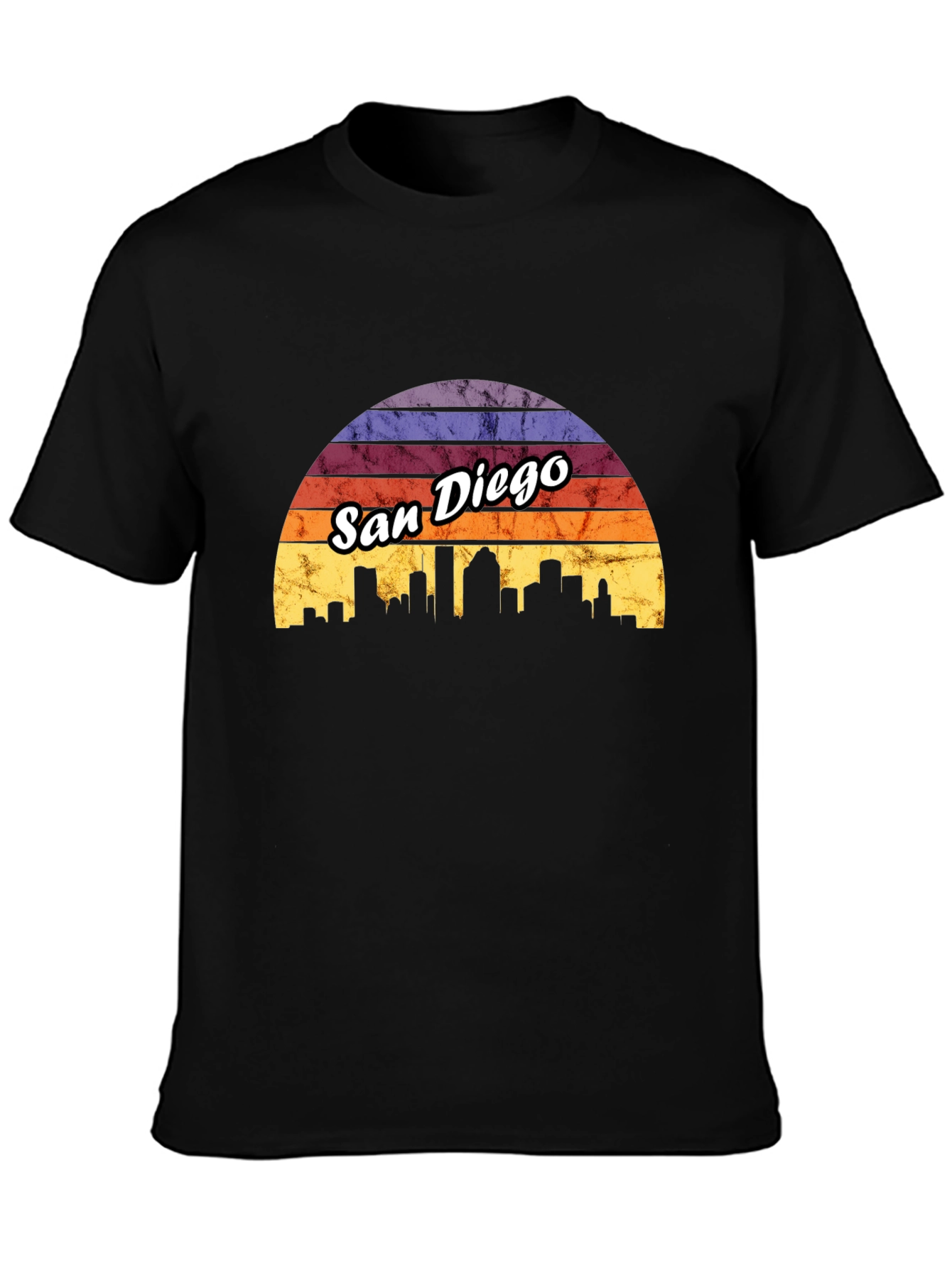 San Diego Skyline Retro T-Shirt