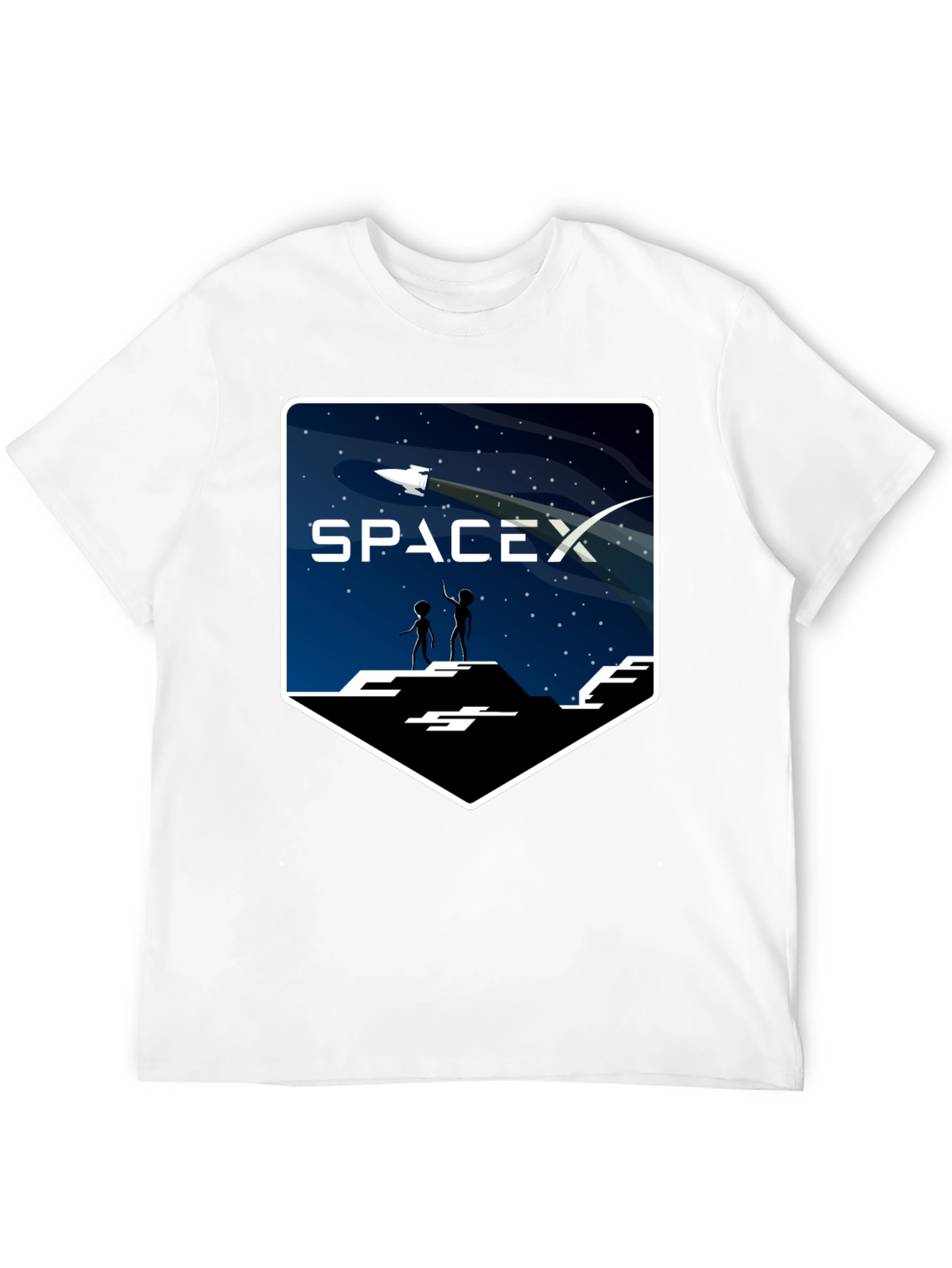 SpaceX Alien Encounter T-Shirt - Explore the Universe!