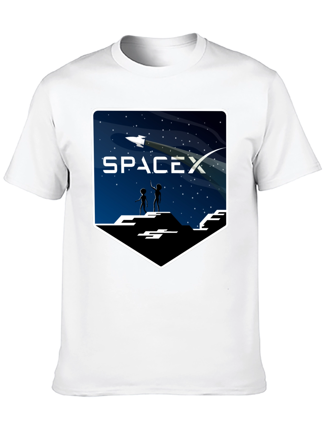 SpaceX Alien Encounter T-Shirt - Explore the Universe!