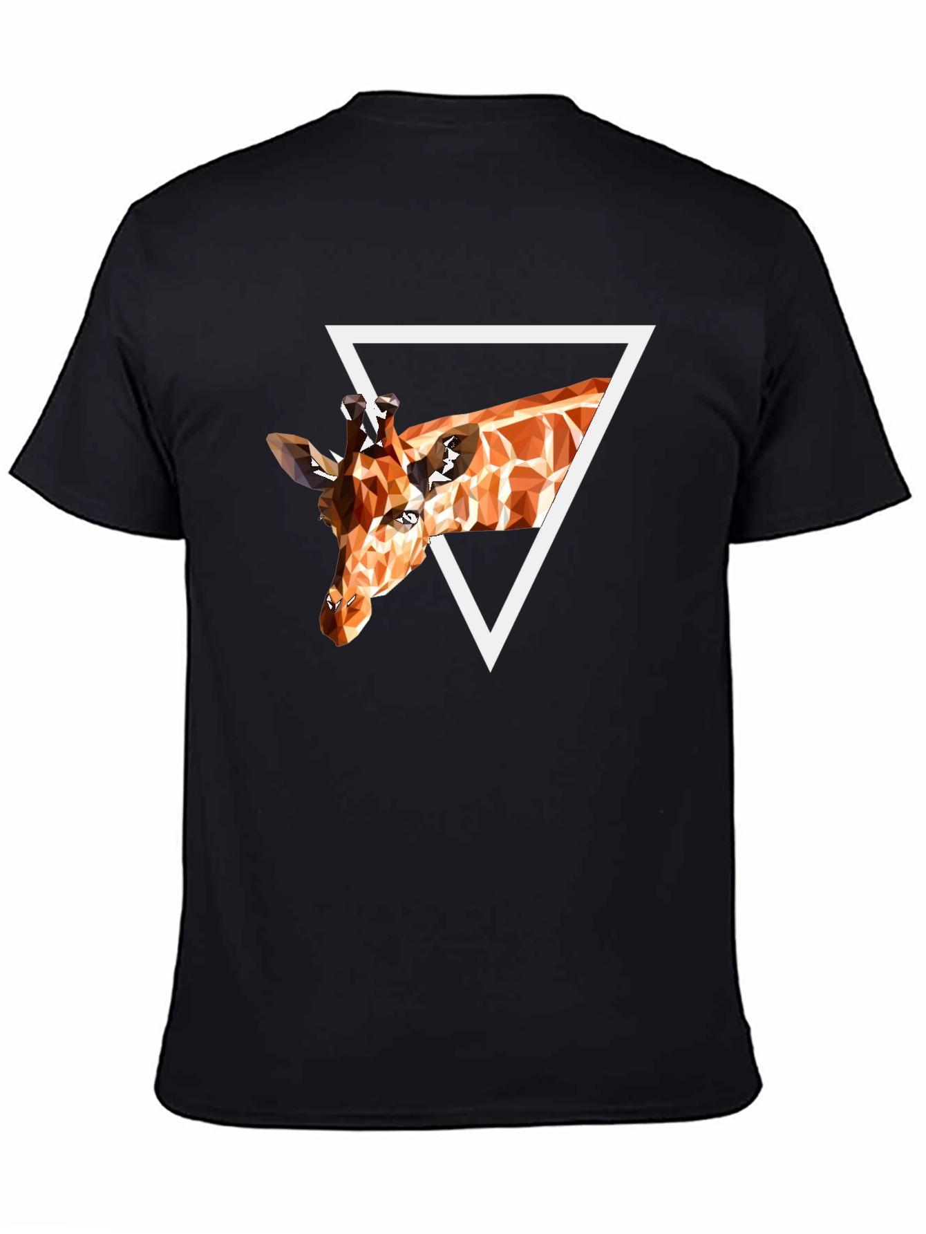 Geometric Giraffe T-Shirt - Unique Graphic Tee