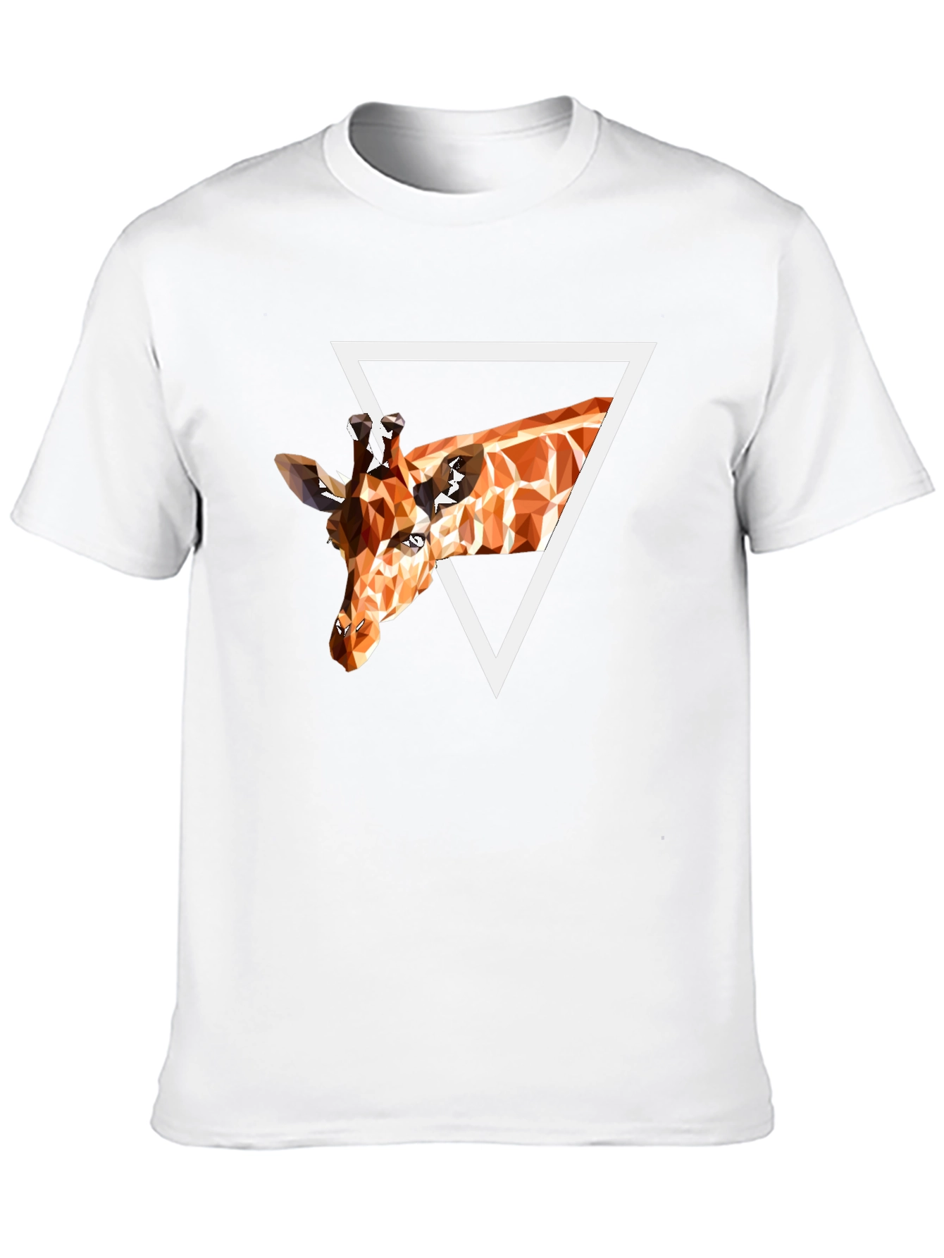 Geometric Giraffe T-Shirt - Unique Graphic Tee