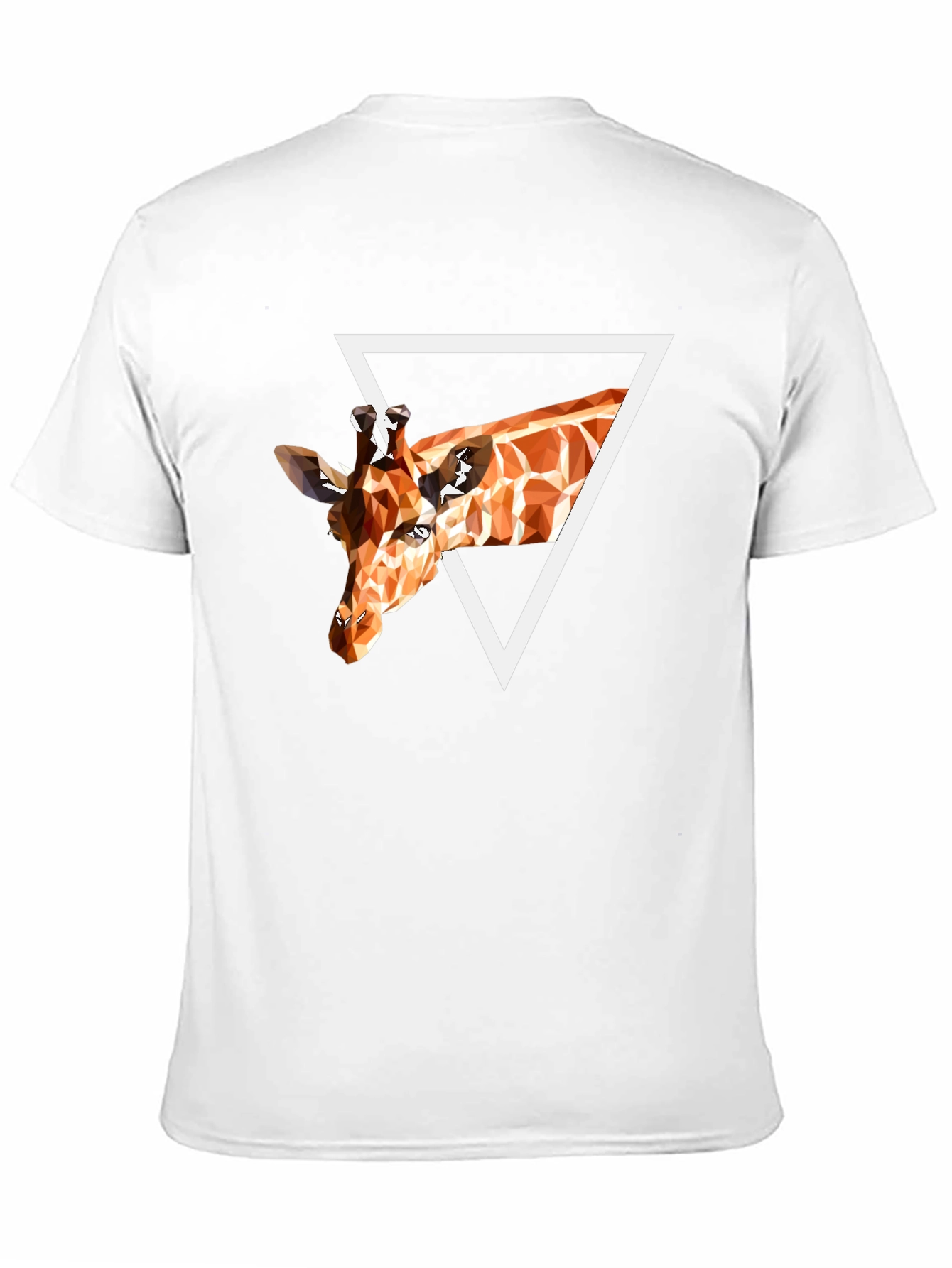 Geometric Giraffe T-Shirt - Unique Graphic Tee