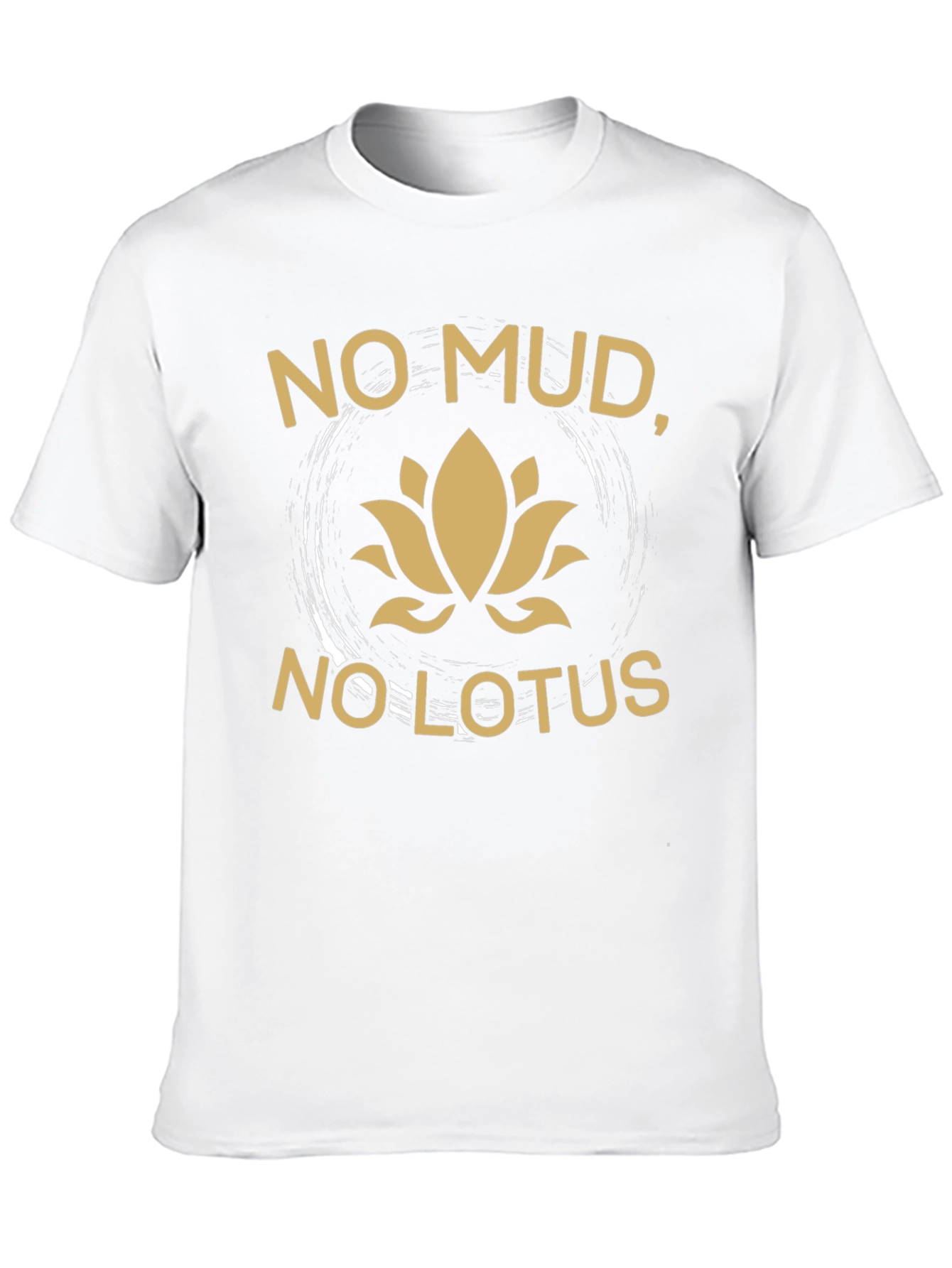 No Mud No Lotus Graphic Tee - Black