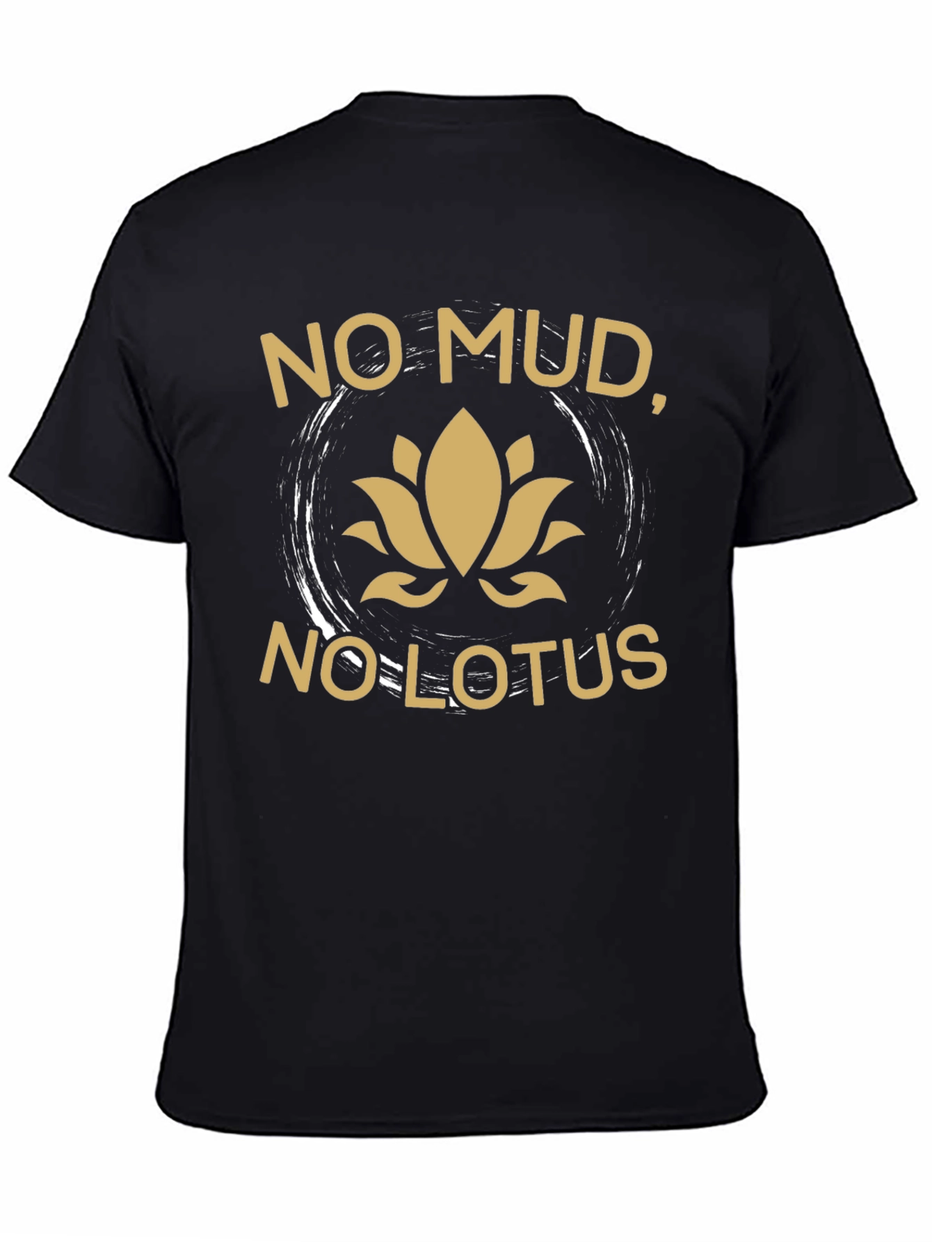 No Mud No Lotus Graphic Tee - Black
