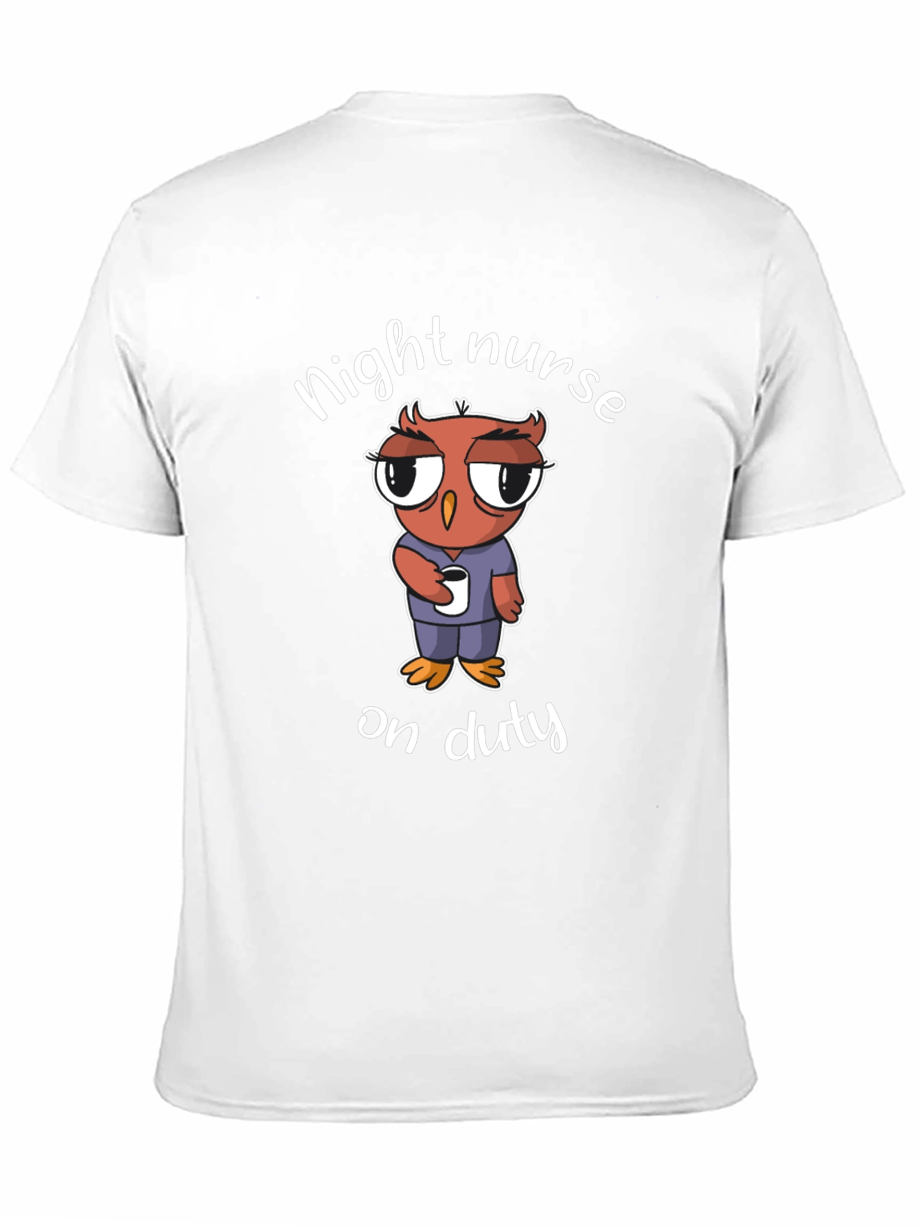 Night Nurse Owl T-Shirt On Duty
