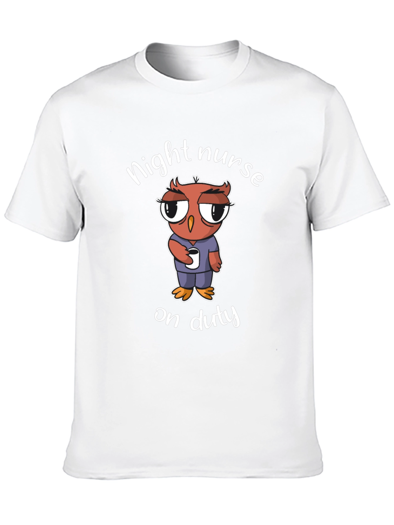 Night Nurse Owl T-Shirt On Duty