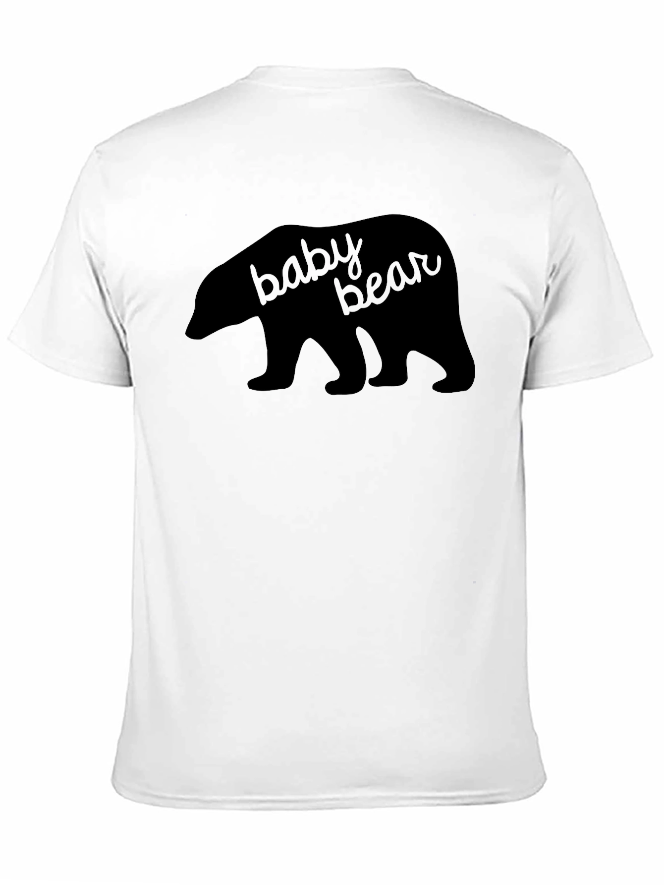 Baby Bear Graphic T-Shirt - Black