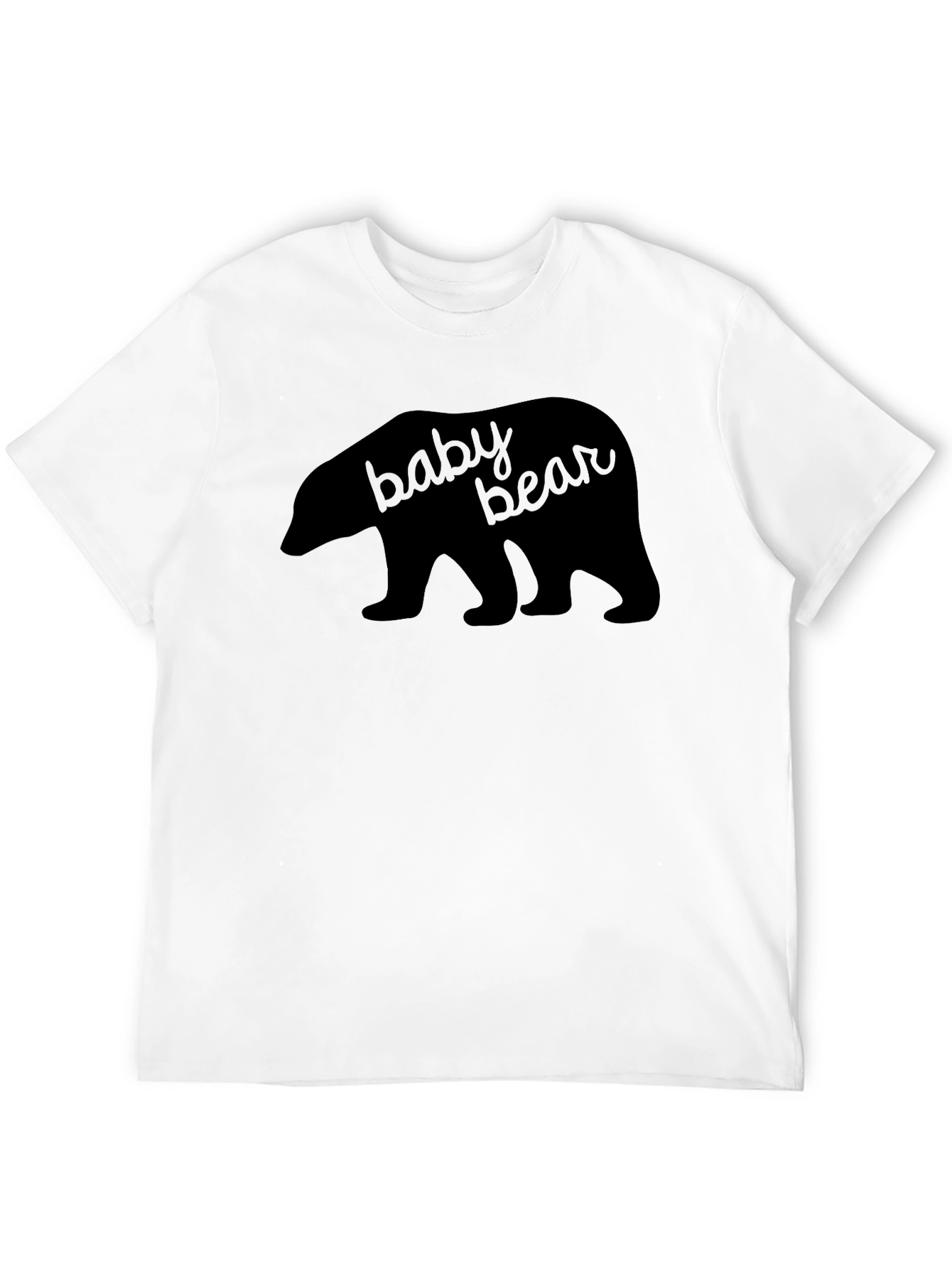 Baby Bear Graphic T-Shirt - Black