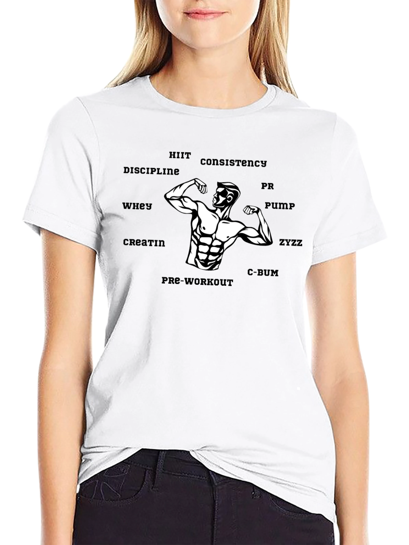 Fitness Motivation Black T-Shirt