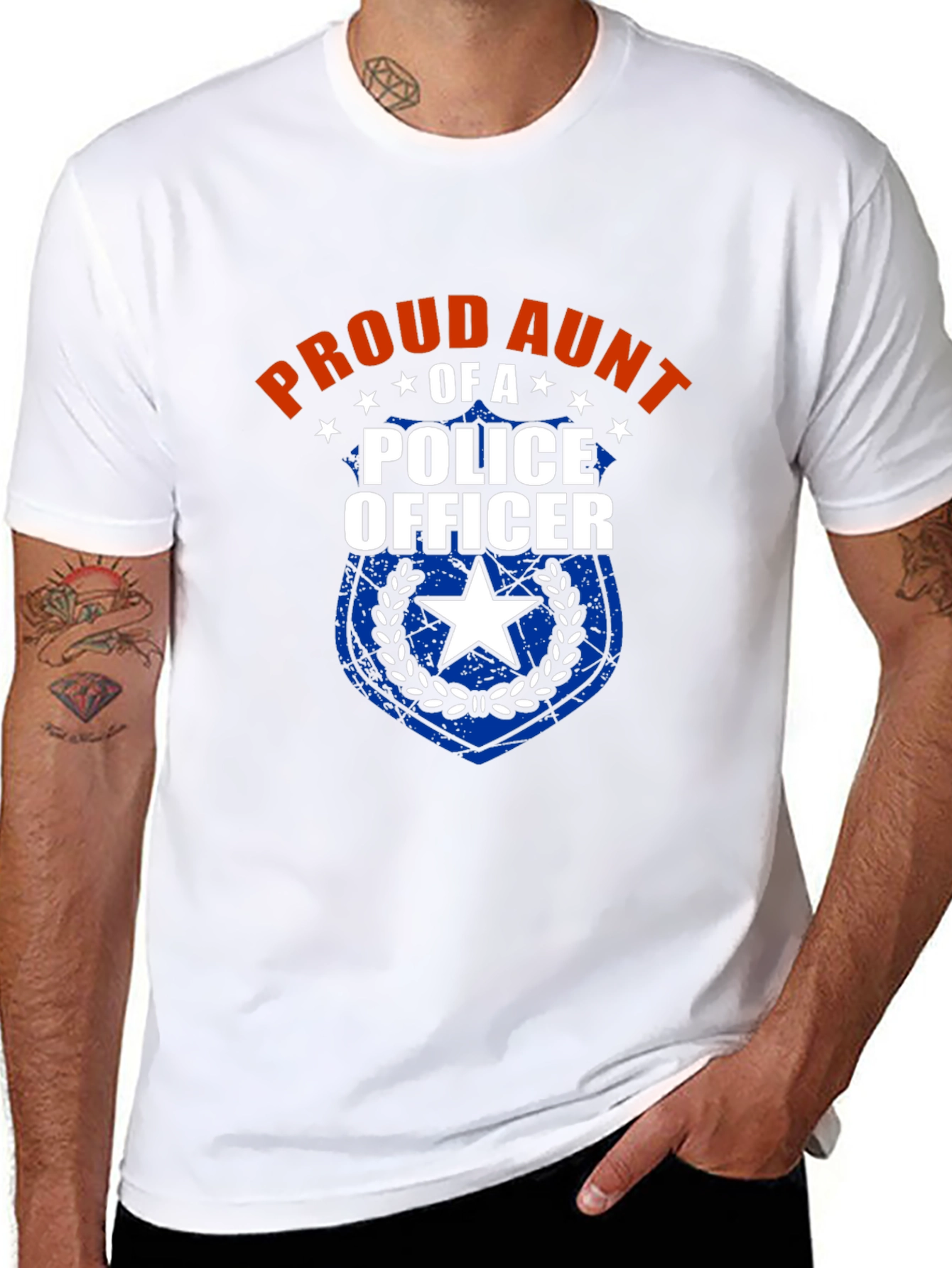 Proud Aunt of a Police Officer T-Shirt