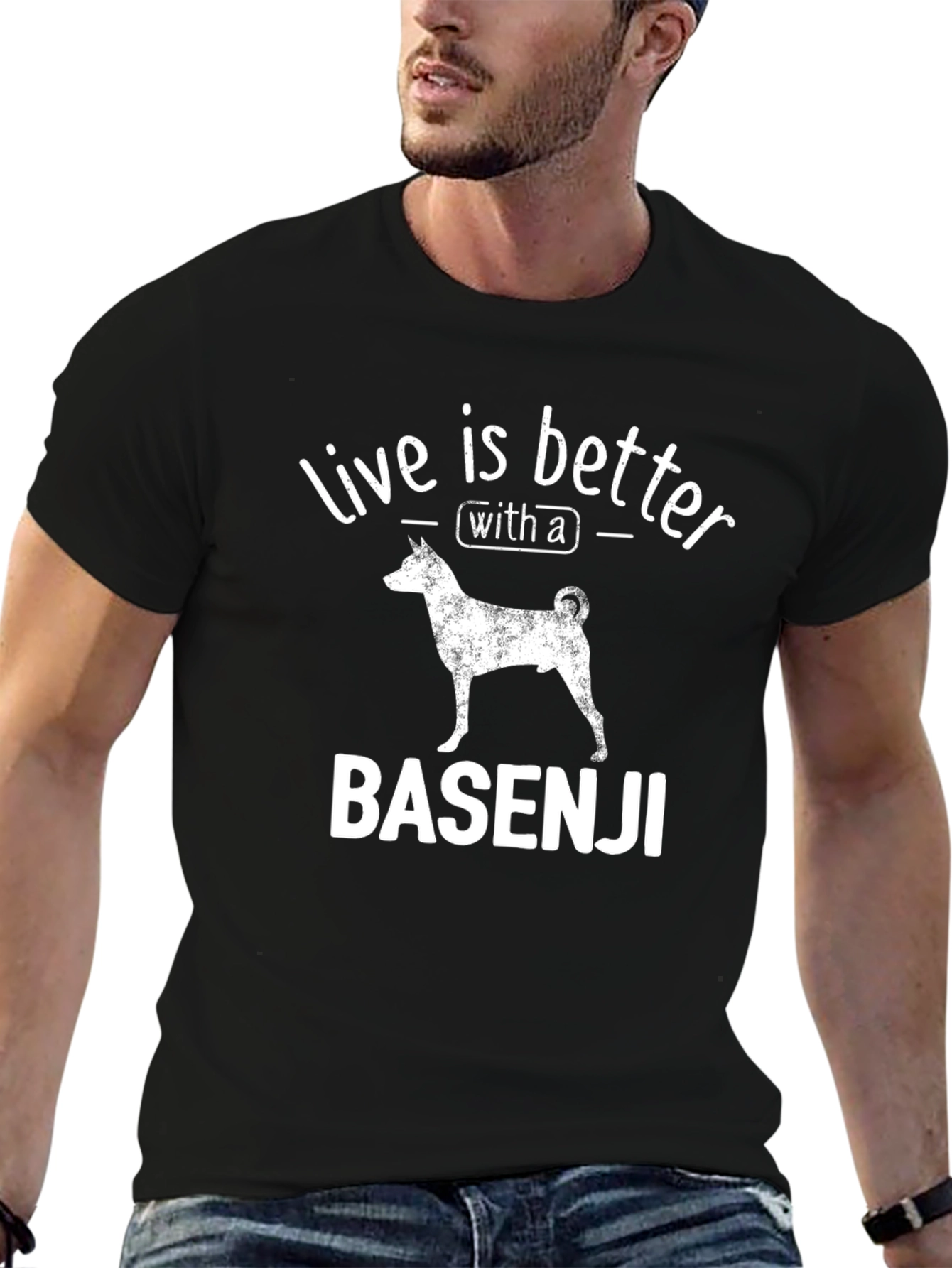 Basenji Dog T-Shirt: Life is Better With A Basenji