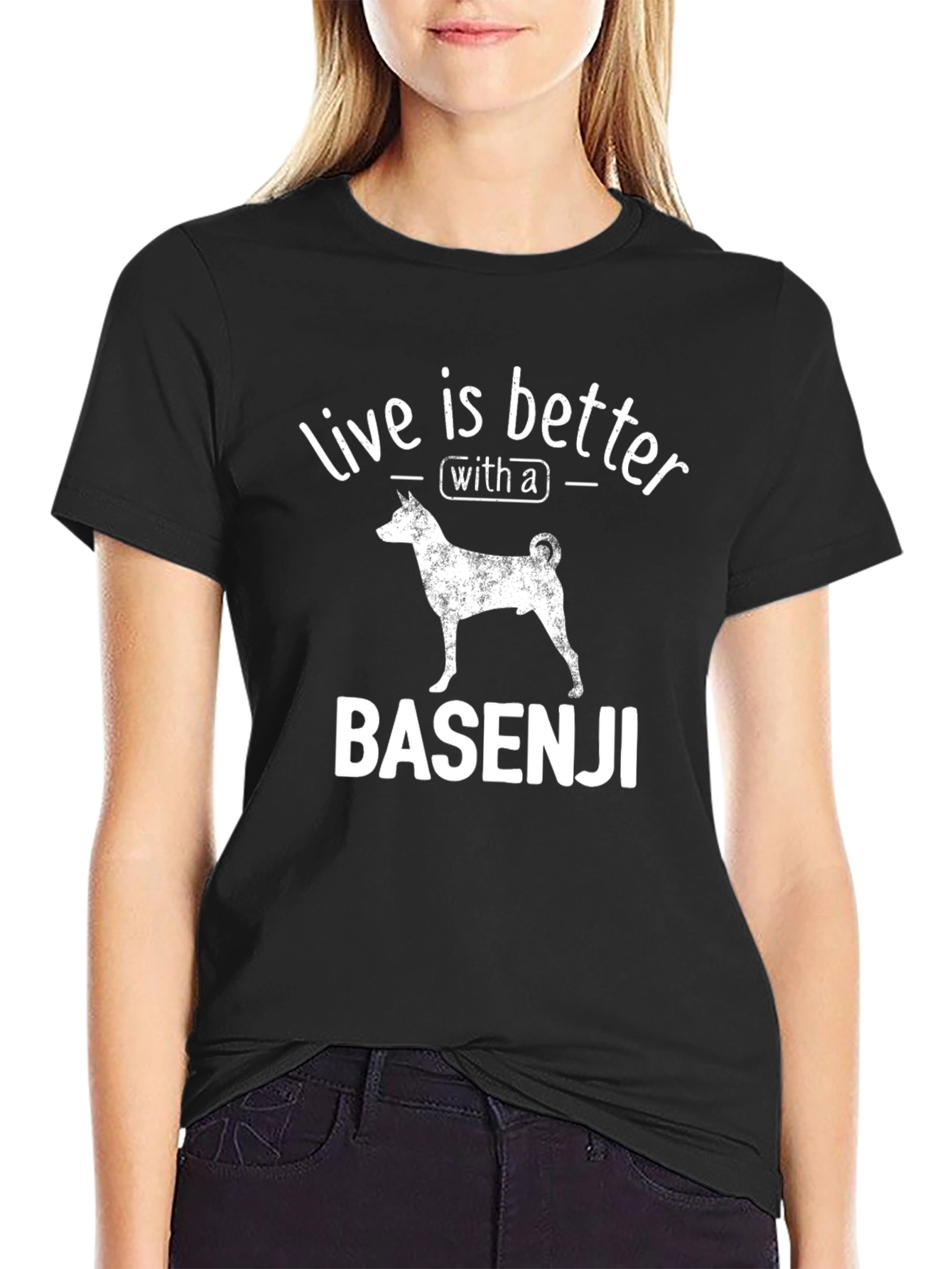 Basenji Dog T-Shirt: Life is Better With A Basenji