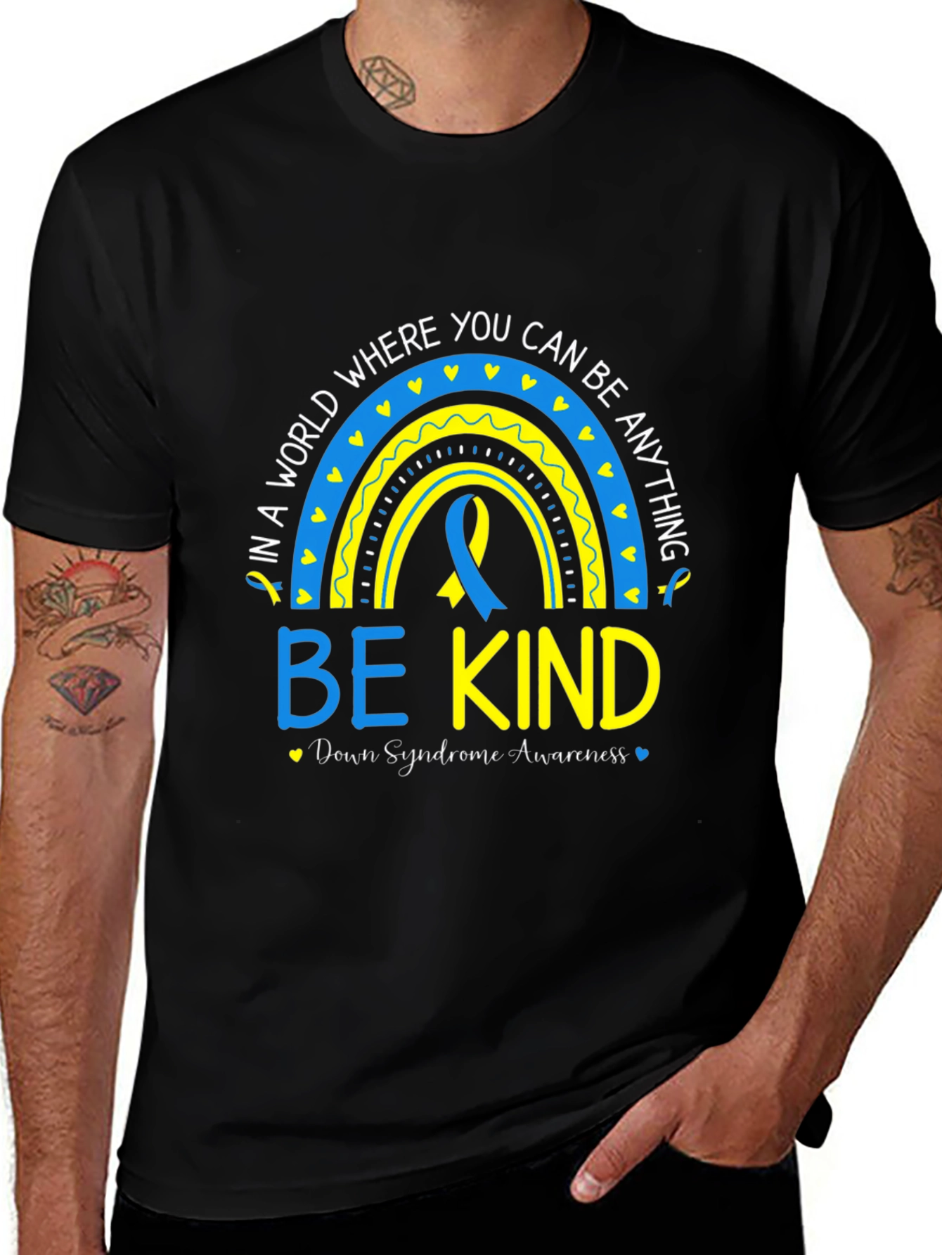Be Kind Down Syndrome Awareness T-Shirt