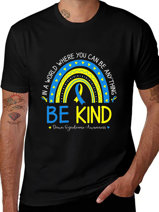 Be Kind Down Syndrome Awareness T-Shirt