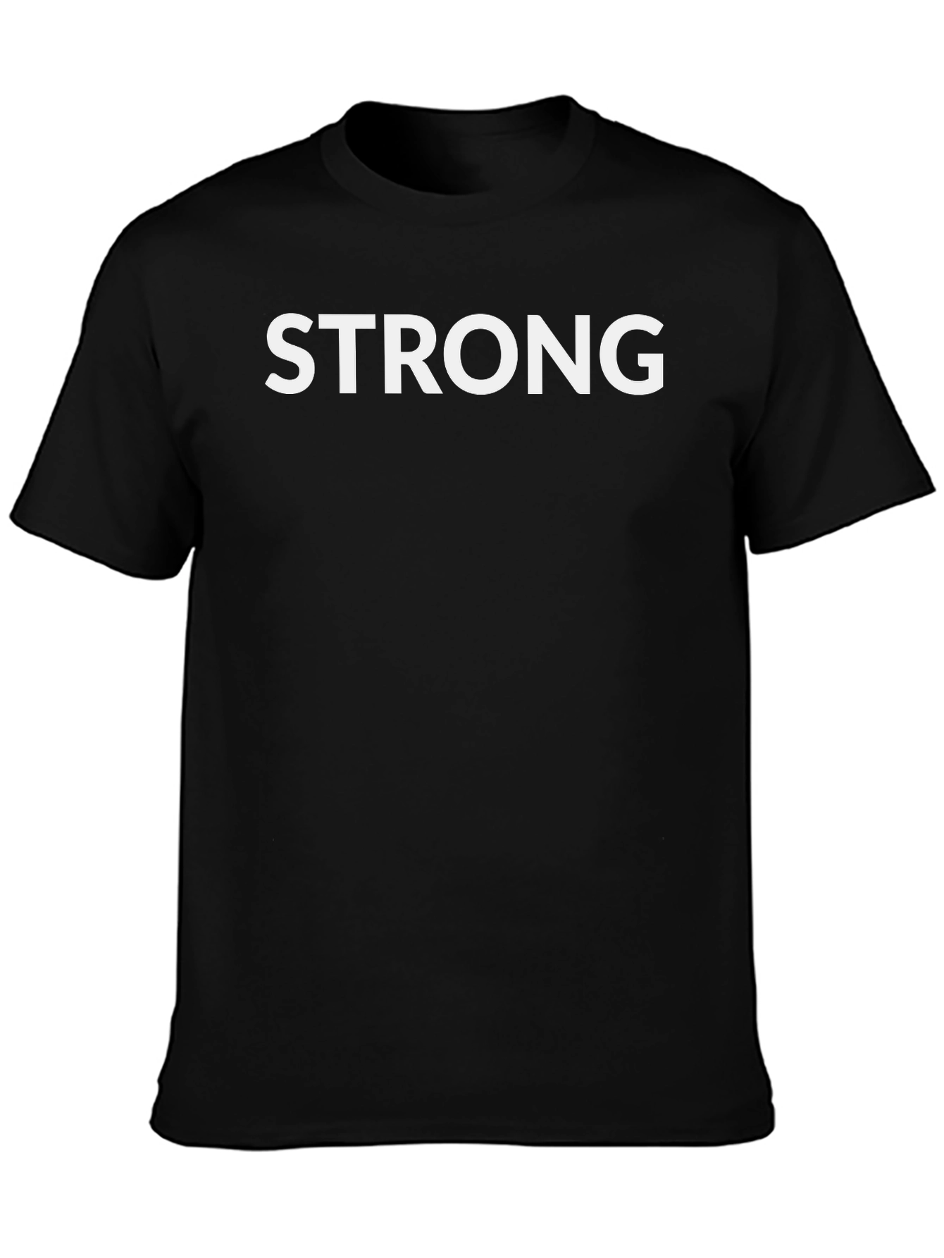 Strong Graphic Black T-Shirt