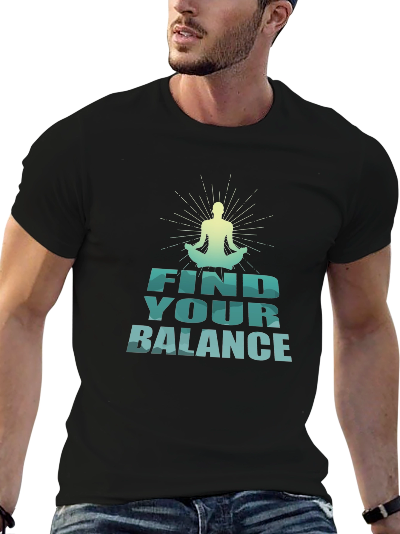 Find Your Balance Yoga Graphic T-Shirt