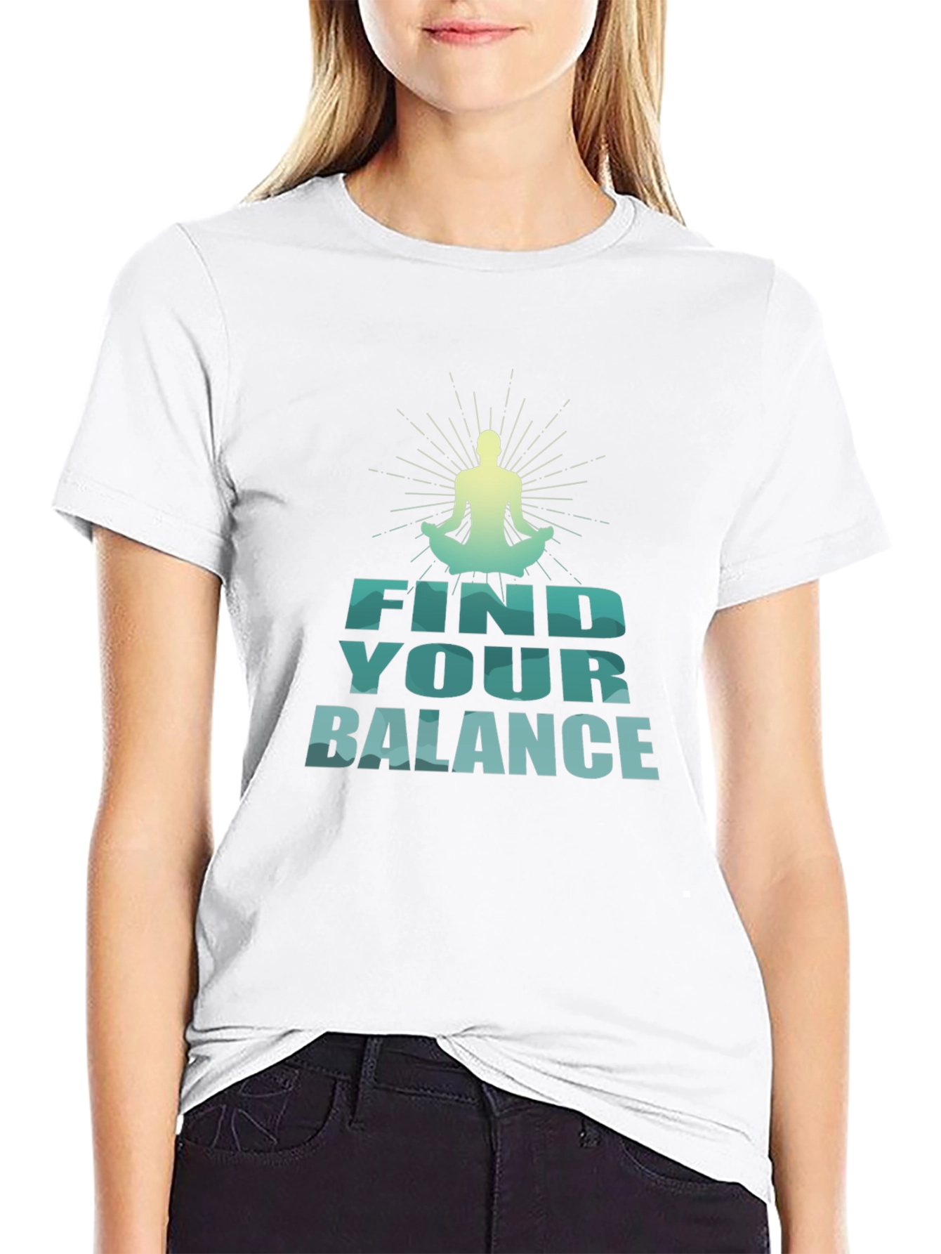 Find Your Balance Yoga Graphic T-Shirt