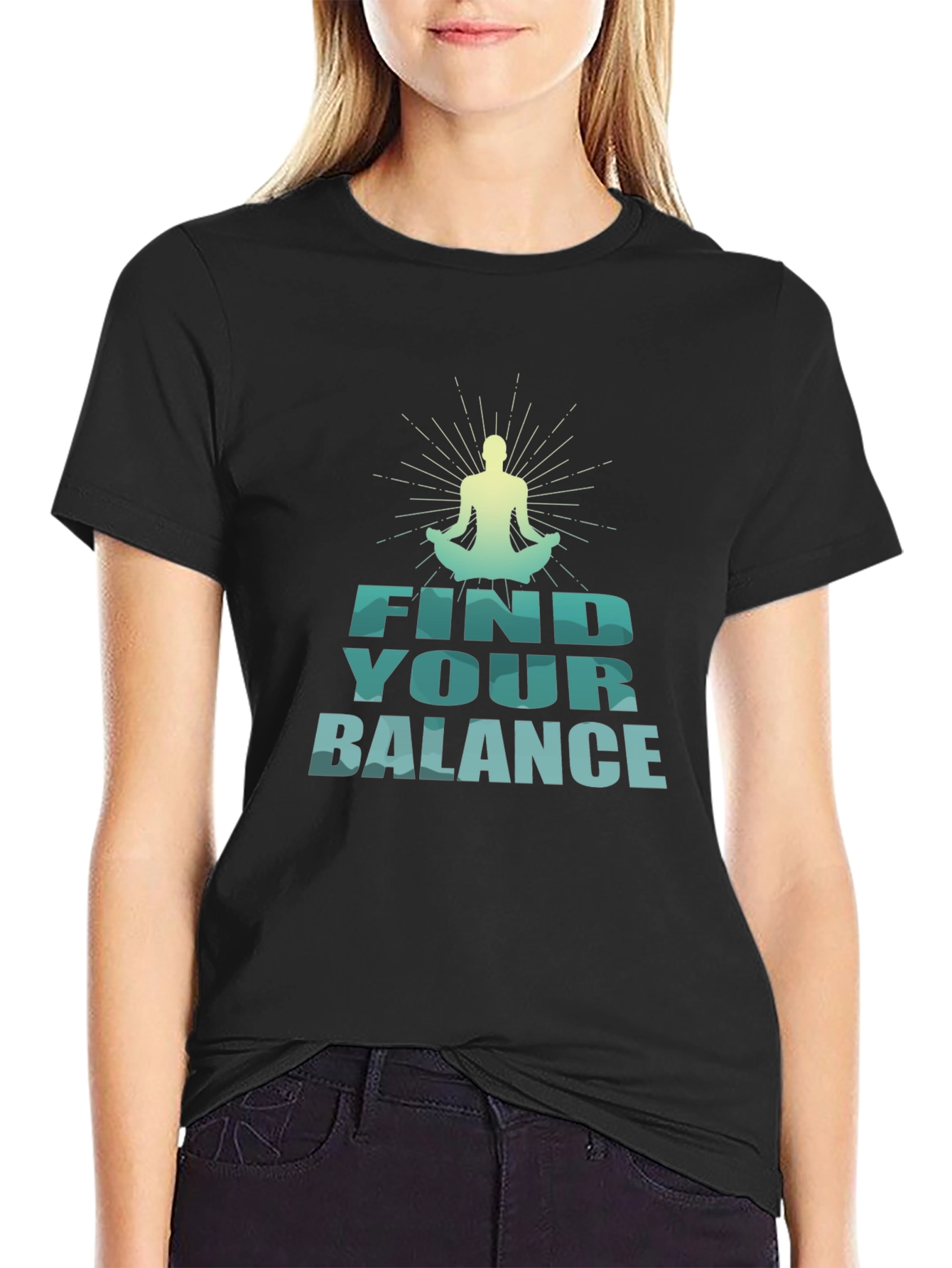 Find Your Balance Yoga Graphic T-Shirt