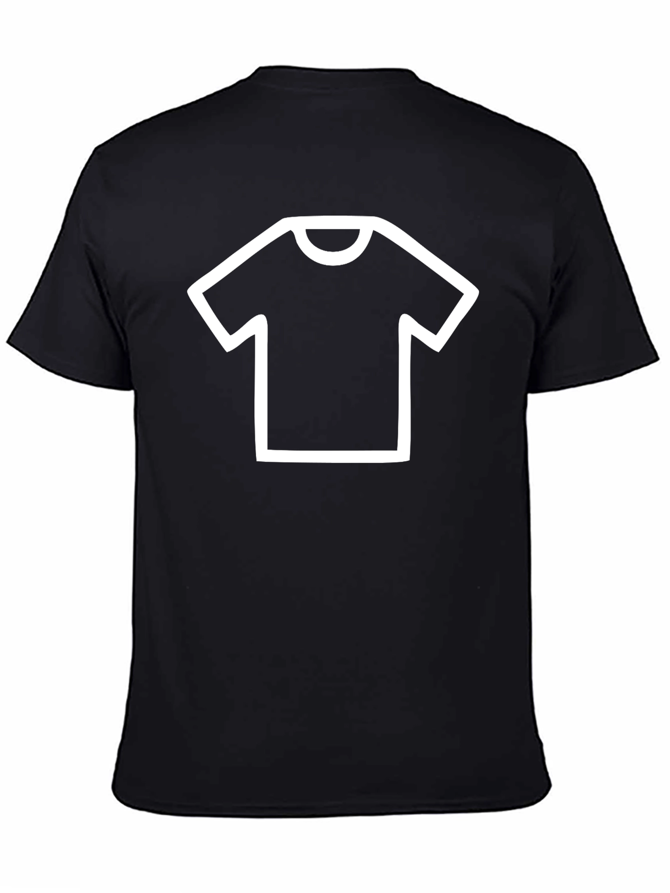 Mens Black Tee with T-Shirt Graphic