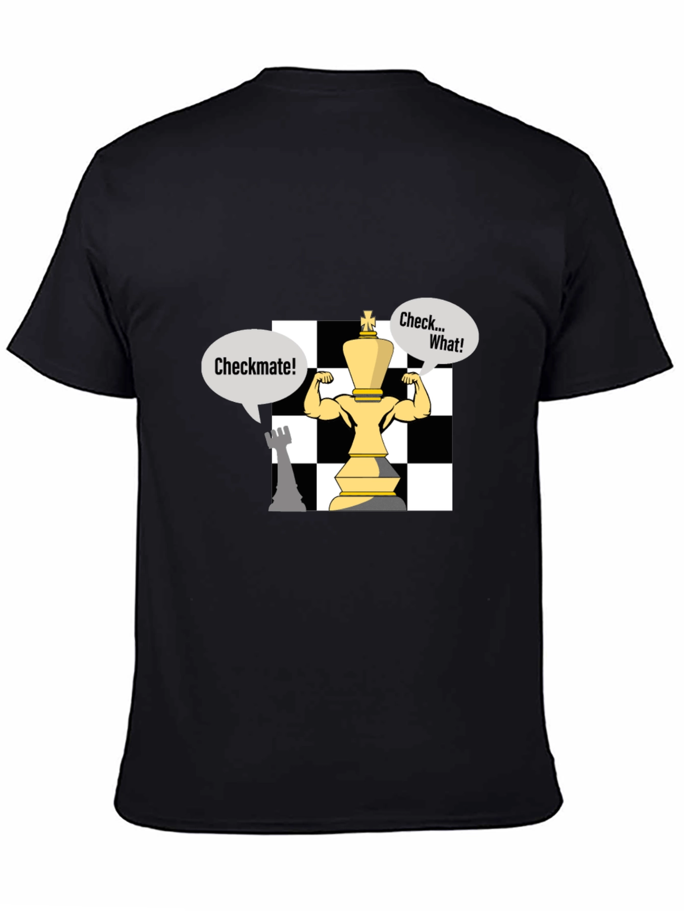 Checkmate Chess T-Shirt - Funny King Design