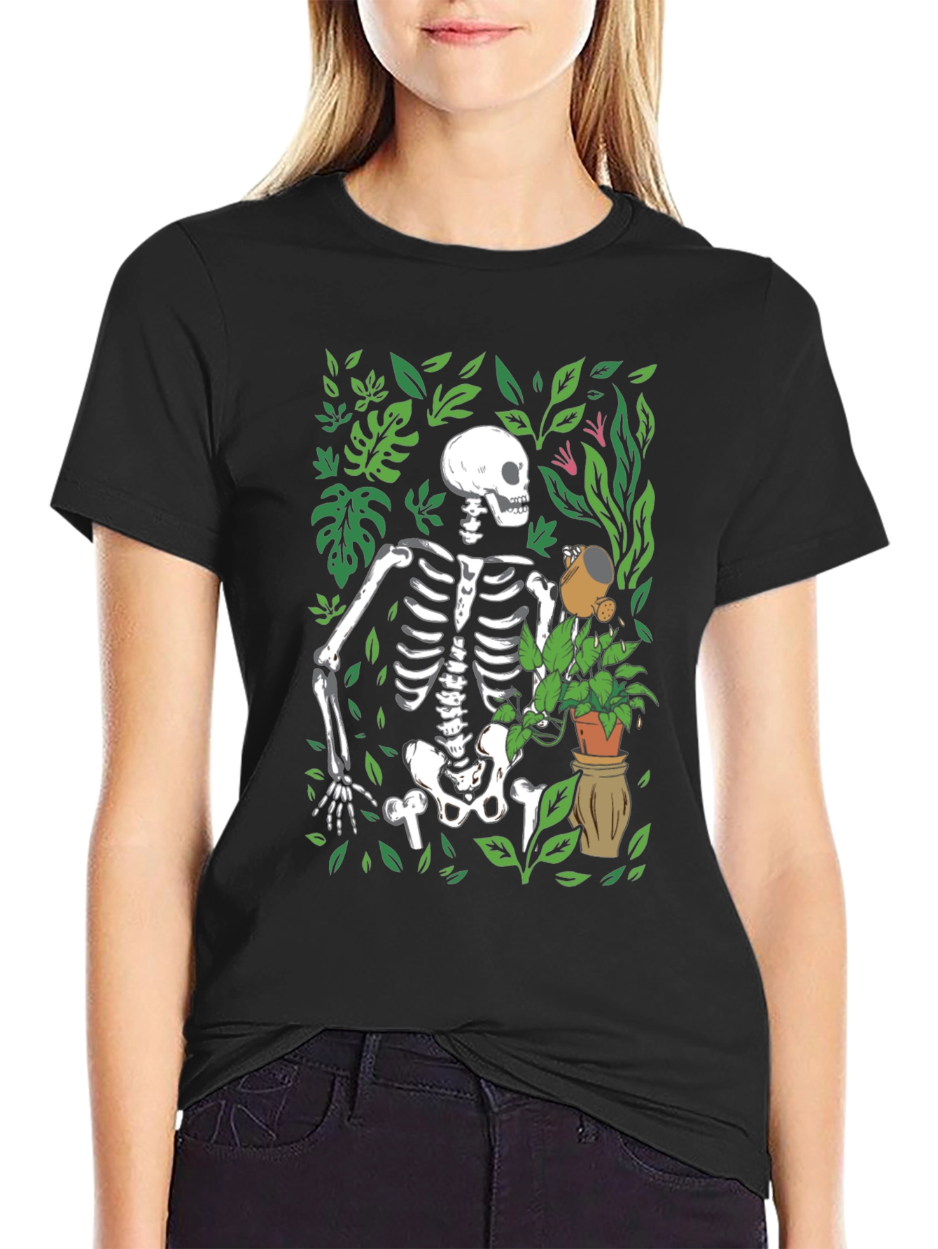 Skeleton Gardener Graphic Tee