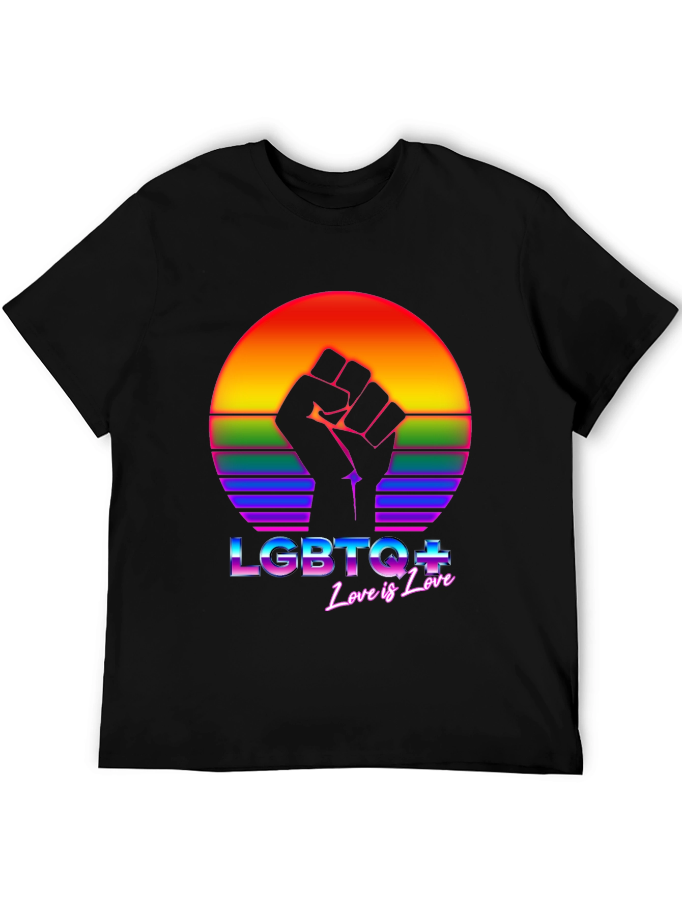 LGBTQ+ Love is Love Graphic T-Shirt - Pride Apparel