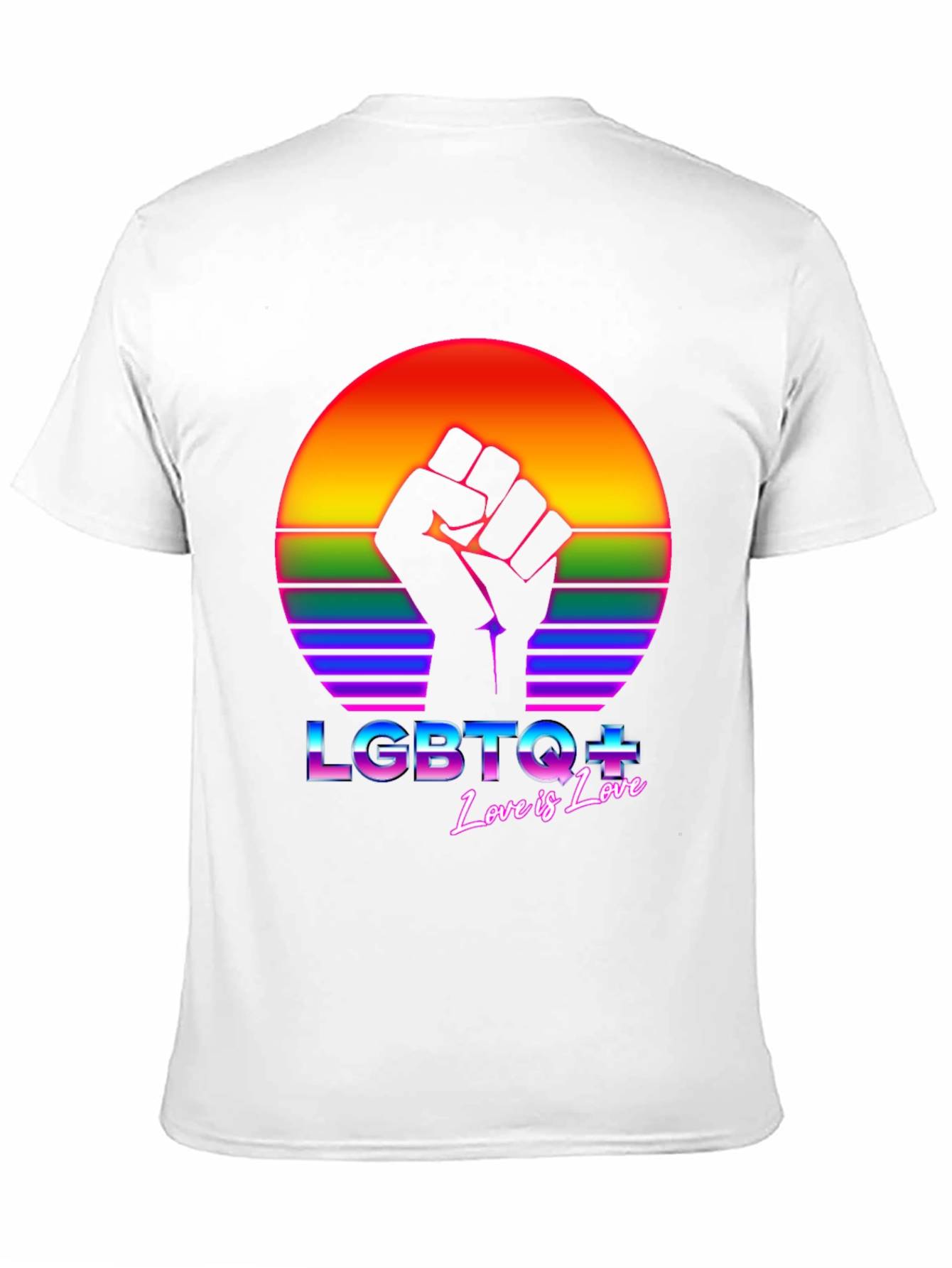 LGBTQ+ Love is Love Graphic T-Shirt - Pride Apparel